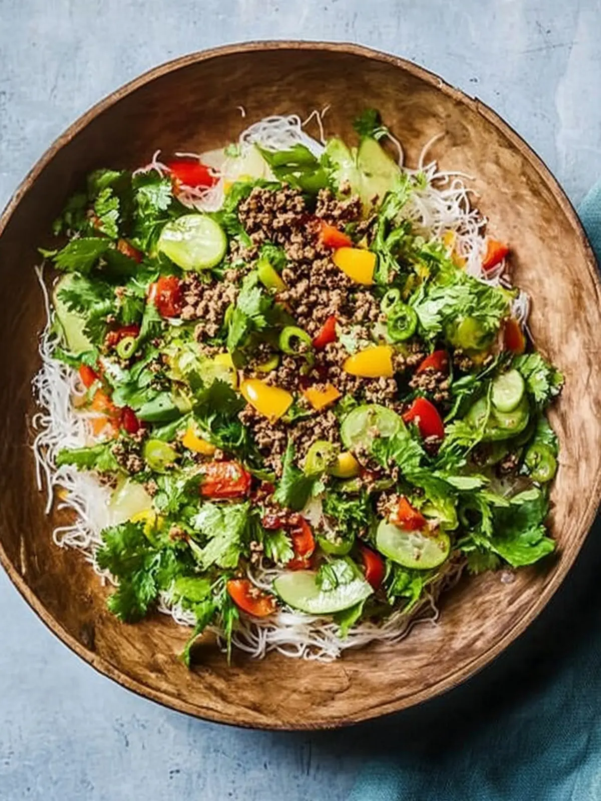 Laab Noodle Salad: A Fresh Twist on Thai Flavor Delight 2 Laab Noodle Salad