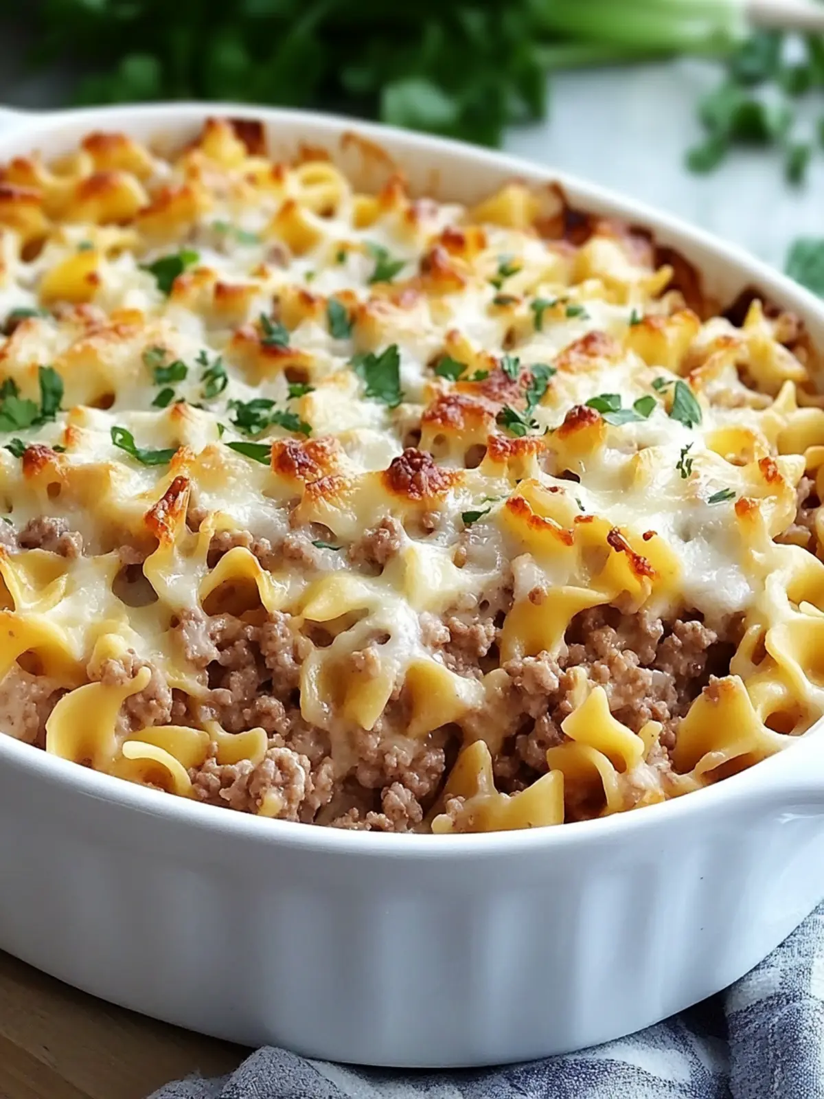 Creamy Ground Beef Noodle Casserole for Cozy Family Nights 2 Creamy Ground Beef Noodle Casserole