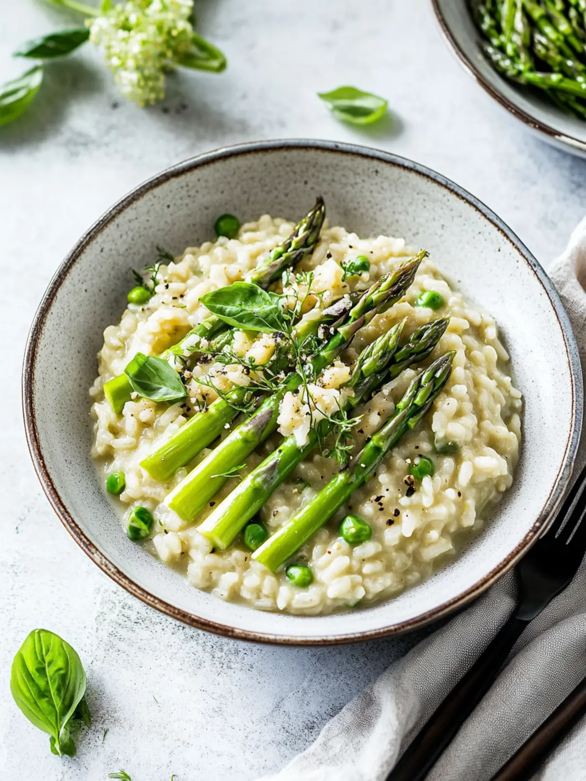 Irresistibly Creamy Vegan Asparagus Risotto for Spring Bliss 4 Vegan Asparagus Risotto