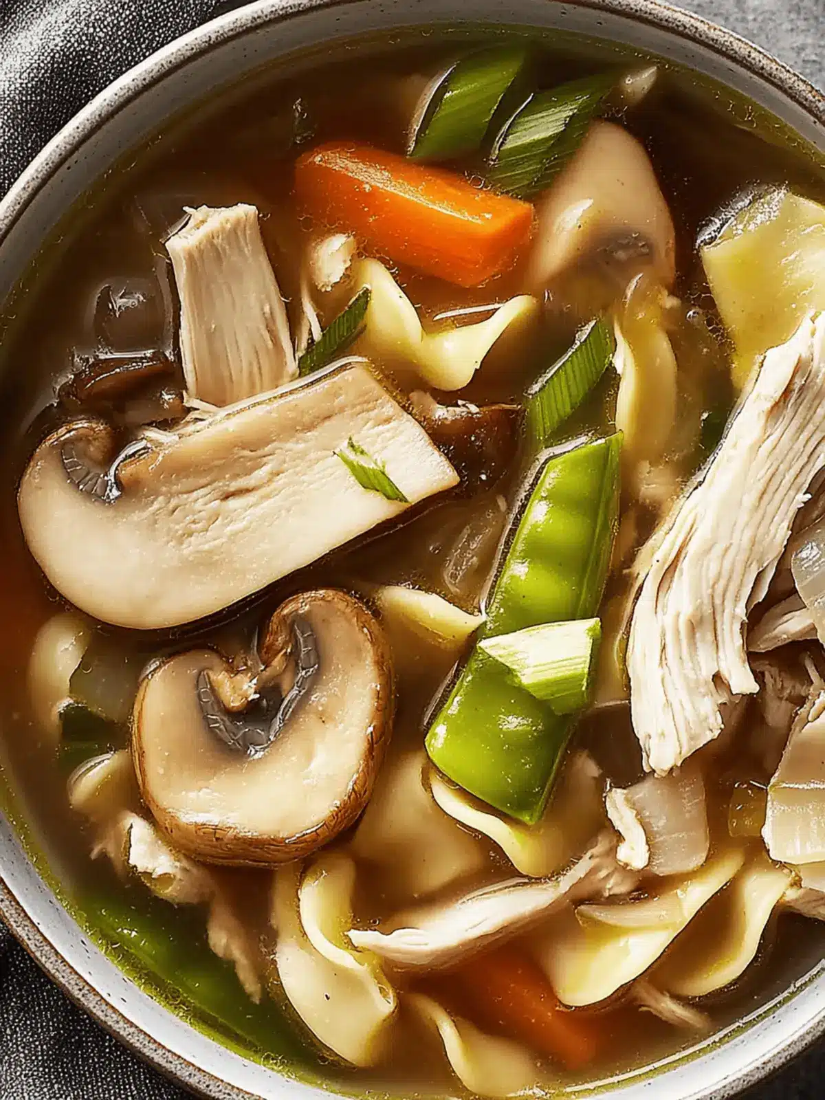 Cozy Up with Savory Mushroom & Ginger Chicken Soup 3 Mushroom & Ginger Chicken Soup