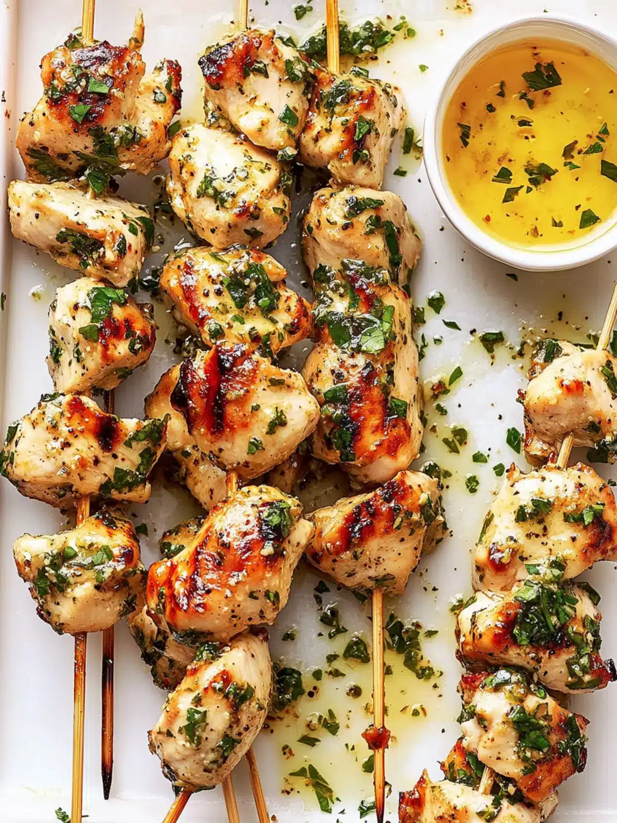Air Fryer Garlic-Parmesan Chicken Skewers You'll Crave! 2 Air Fryer Garlic-Parmesan Chicken Skewers