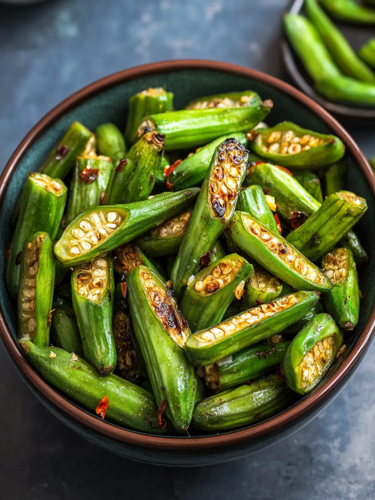 Crispy Roasted Cajun Okra: A Quick, Flavor-Packed Delight 3 Roasted Cajun Okra