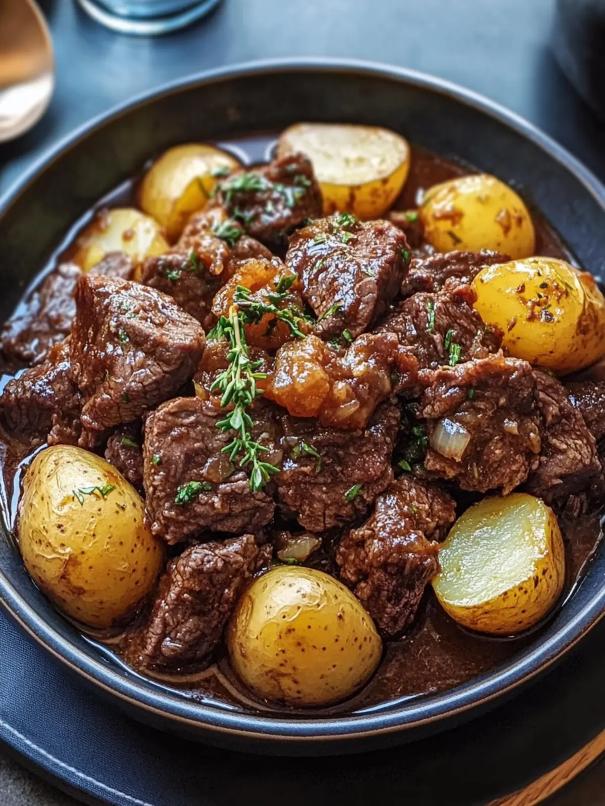 Slow Cooker Garlic Butter Beef with Potatoes for Cozy Nights 2 Slow Cooker Garlic Butter Beef with Potatoes