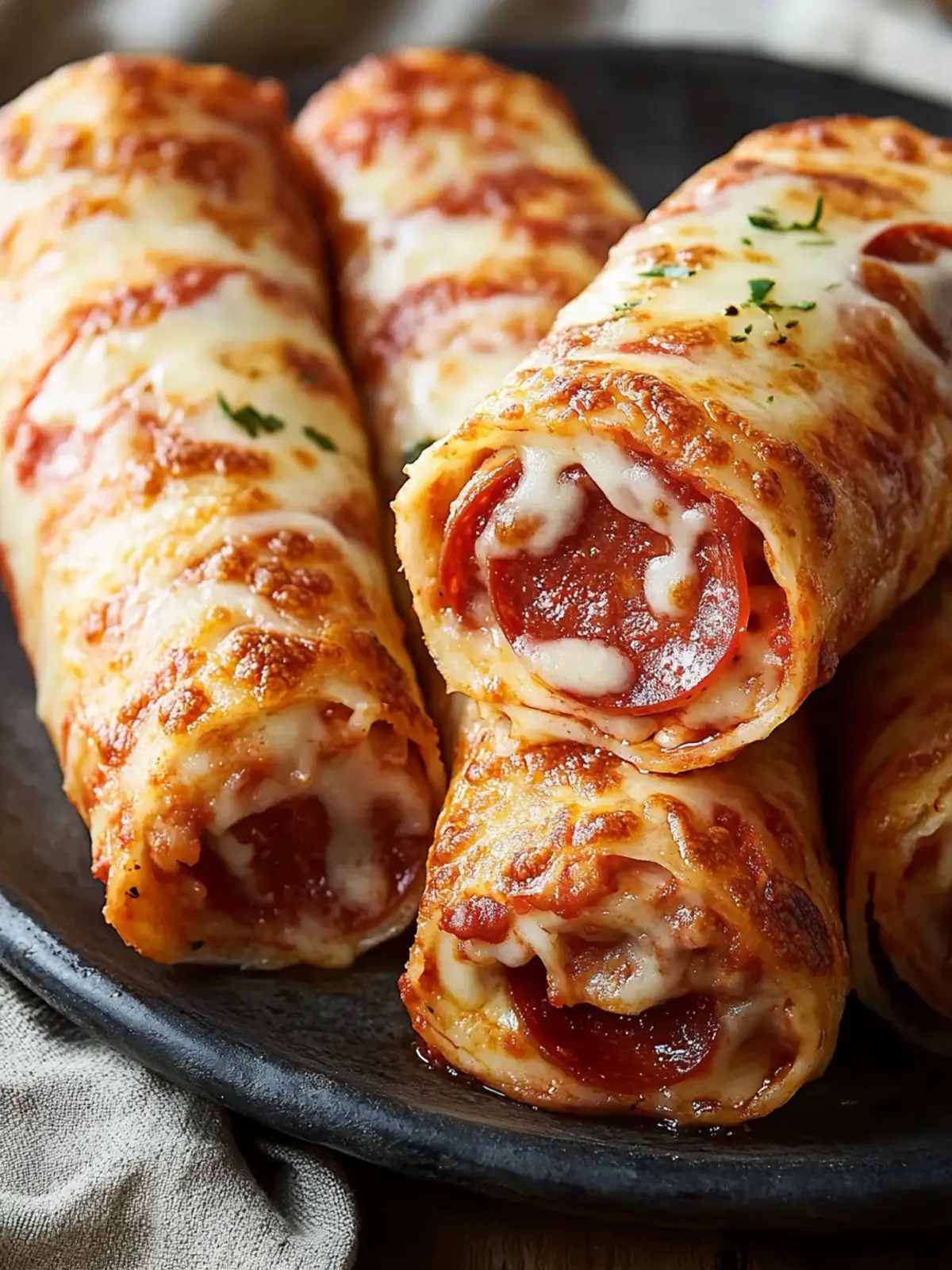 Savory Beef Pepperoni Pizza Rollups for Quick, Delicious Snacking 4 Beef Pepperoni Pizza Rollups