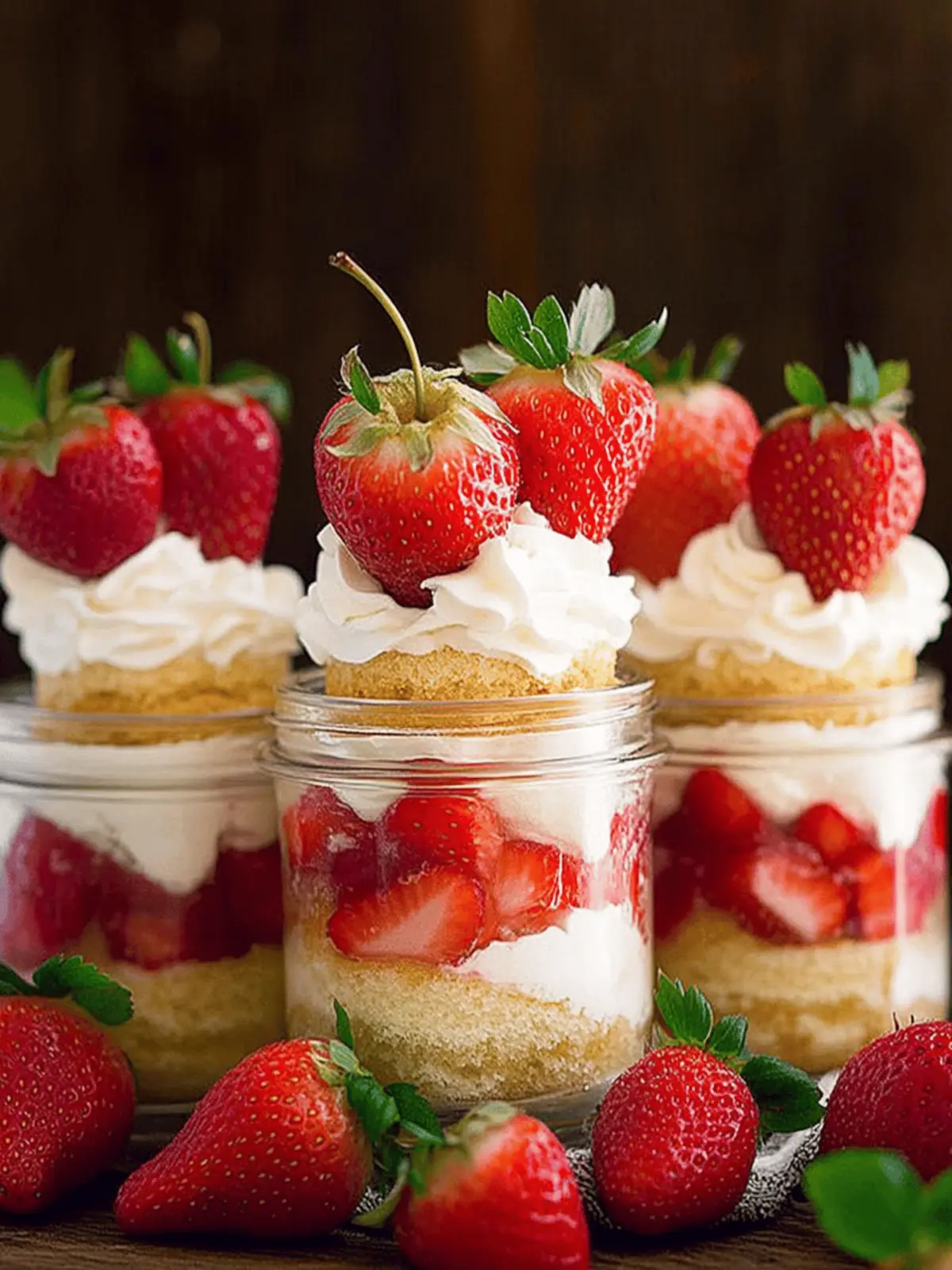 Strawberry Shortcake Trifles: A Delightful Layered Treat 2 Strawberry Shortcake Trifles