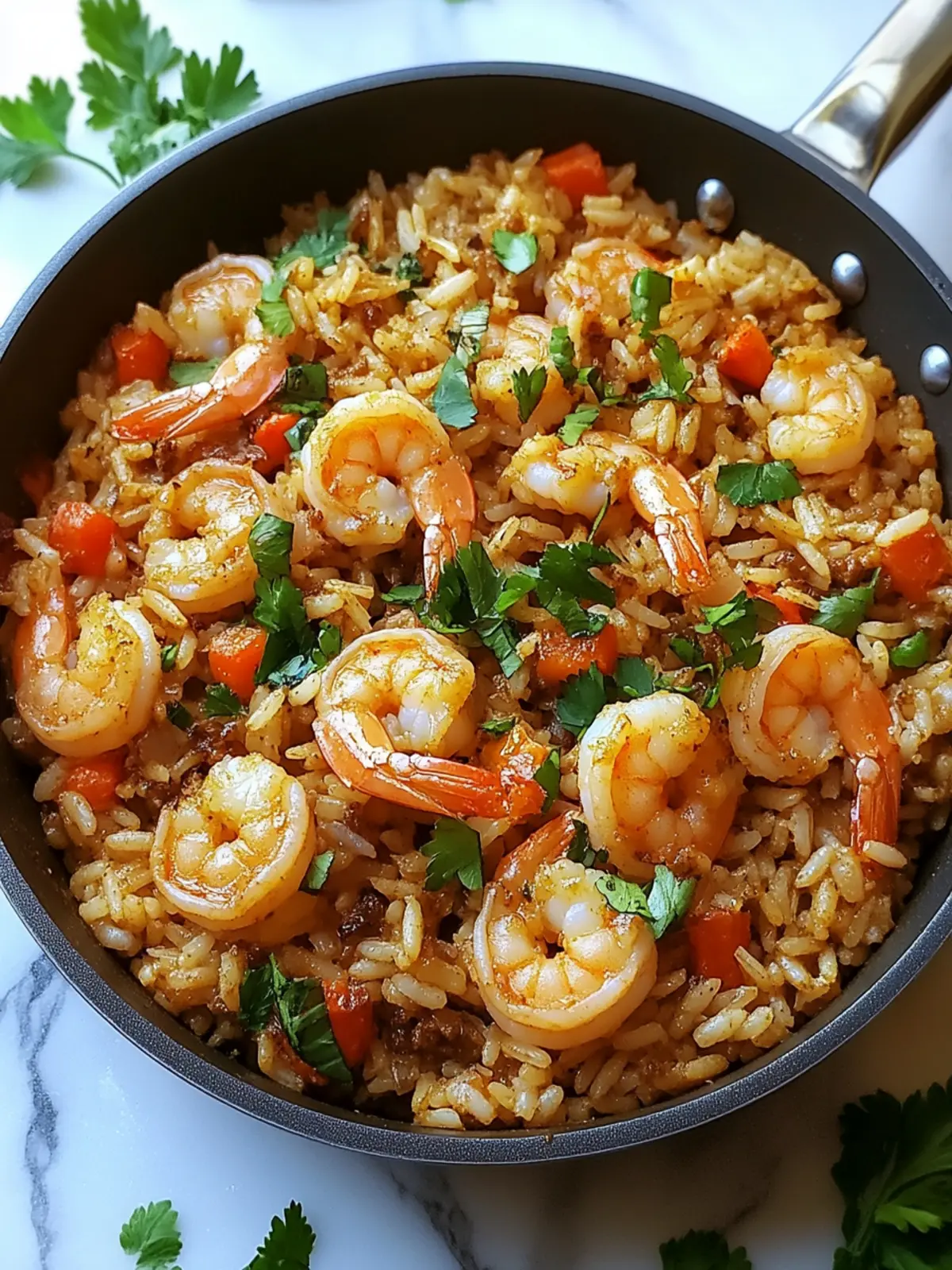 Savory Shrimp Dirty Rice Skillet: Your New Family Favorite! 4 Savory Shrimp Dirty Rice Skillet