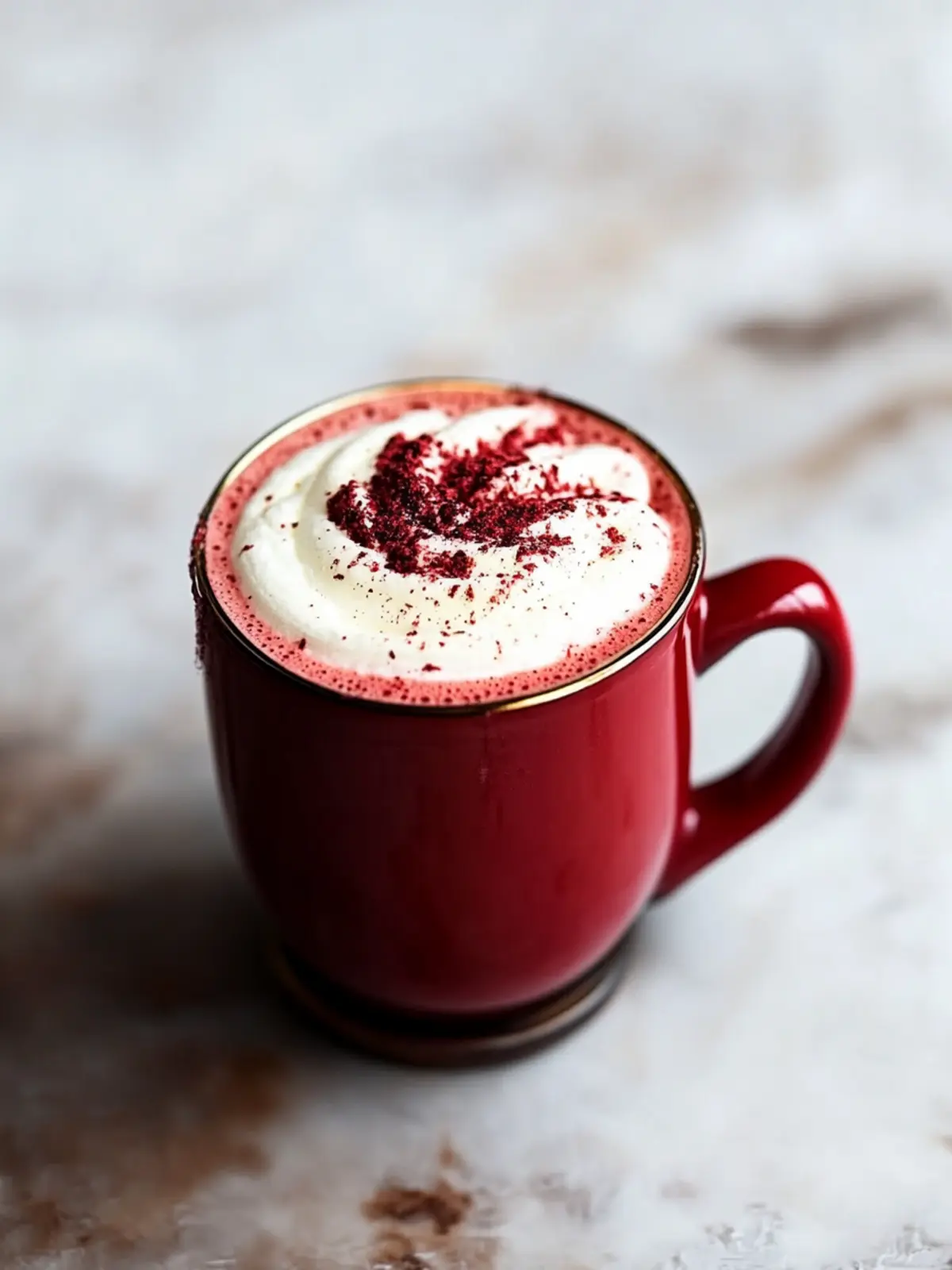 Indulge in a Cozy Red Velvet Latte You'll Love 2 Red Velvet Latte