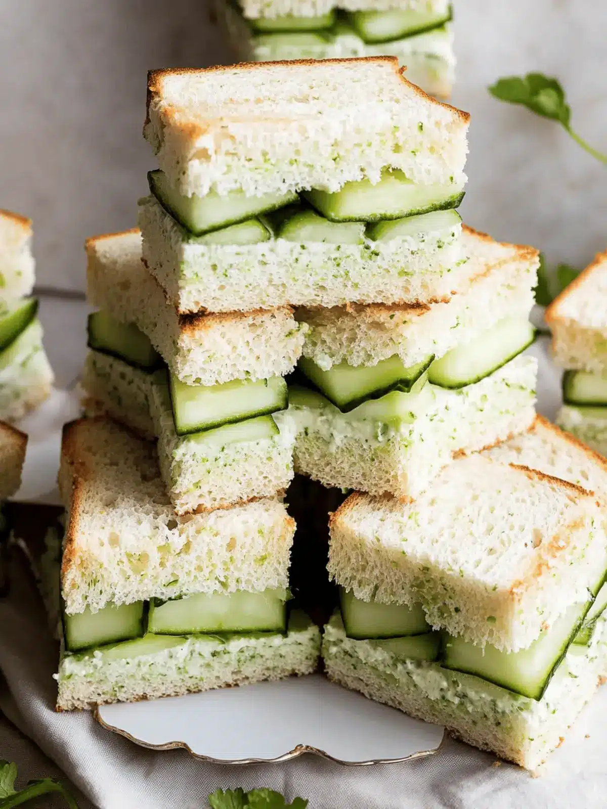 Classic Cucumber Sandwiches That Will Elevate Your Tea Time 2 Cucumber Sandwiches