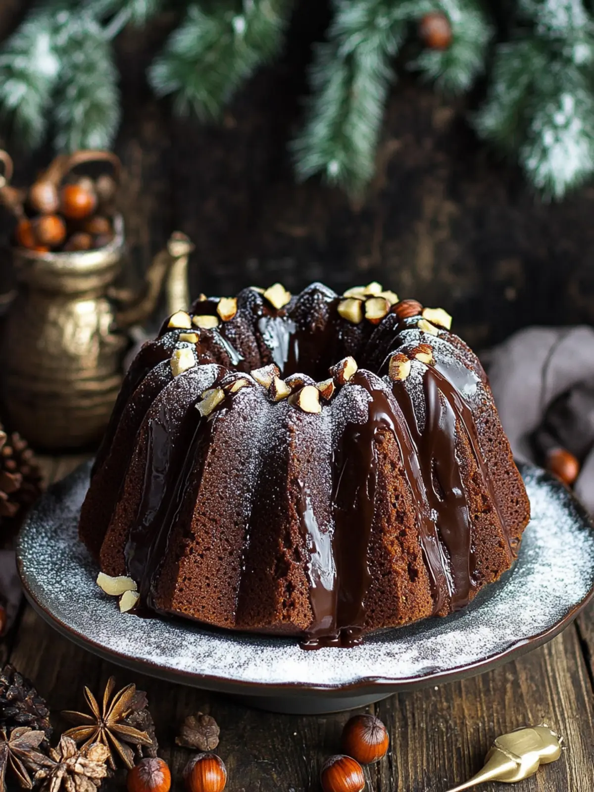 Delicious Chocolate Chestnut Bundt Cake for Holiday Cheer 2 Chocolate Chestnut Bundt Cake