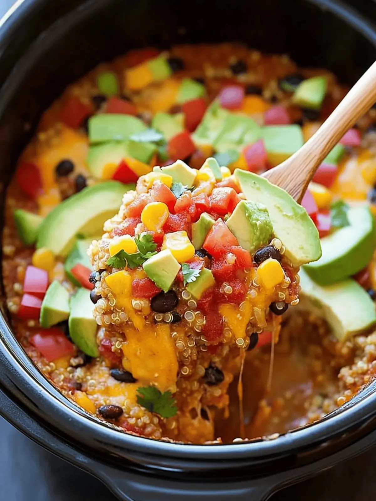Savory Slow Cooker Enchilada Quinoa Bake for Cozy Nights 2 Slow Cooker Enchilada Quinoa Bake