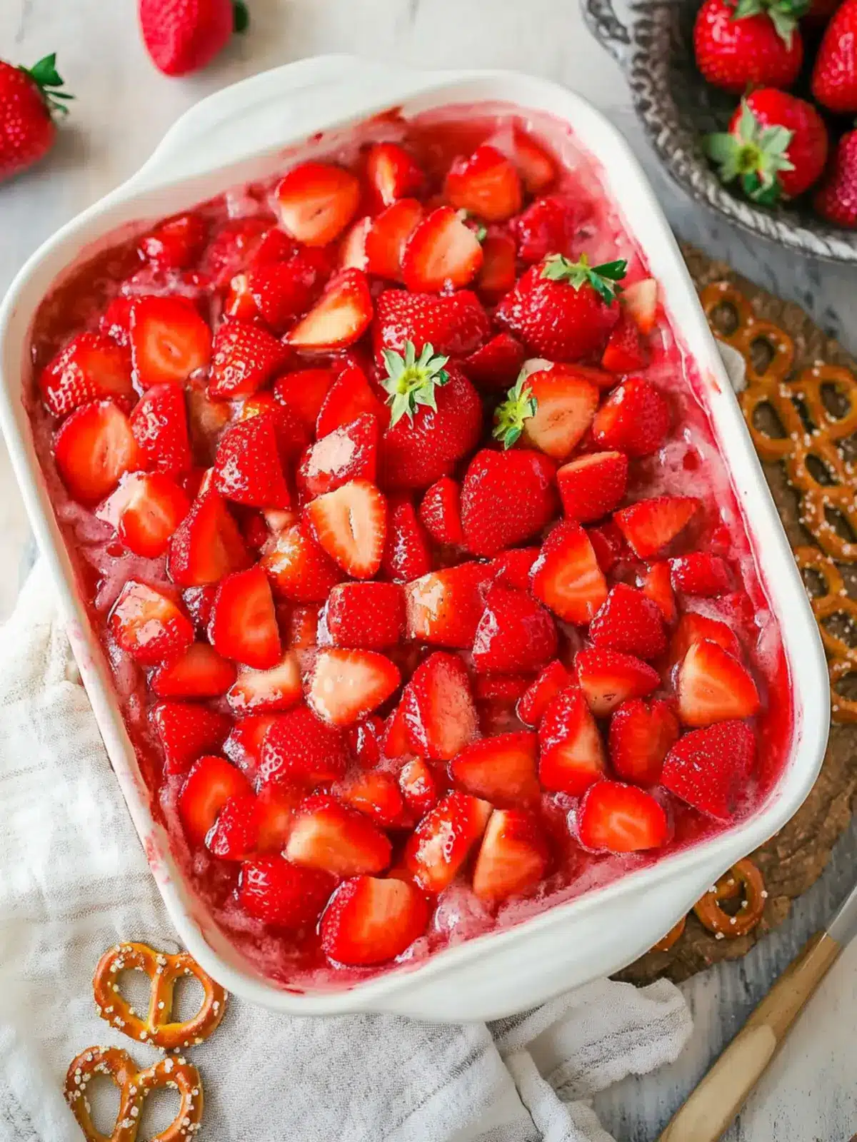Delicious Strawberry Pretzel Salad: A Must-Try Family Delight 2 Strawberry Pretzel Salad