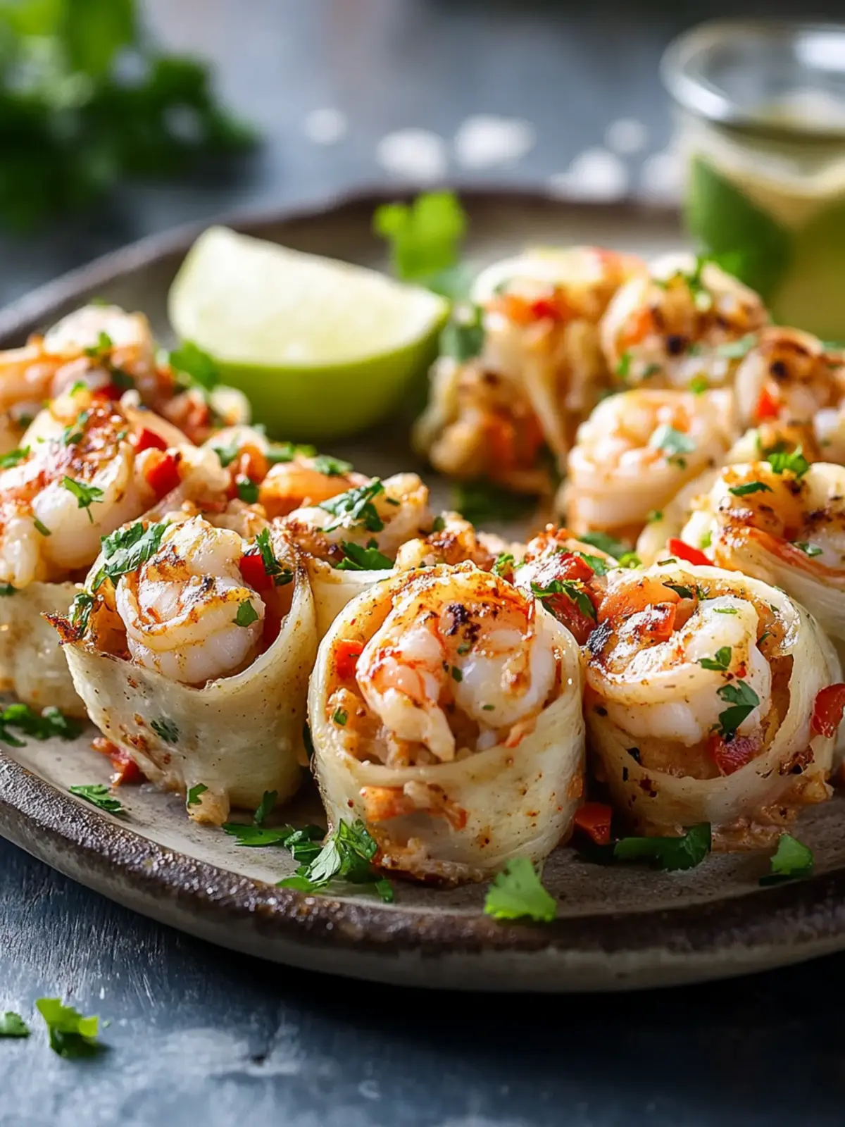 Savory Shrimp-Crab Fajita Roll-Up Bombs for Quick Appetizers 3 Shrimp-Crab Fajita Roll-Up Bombs