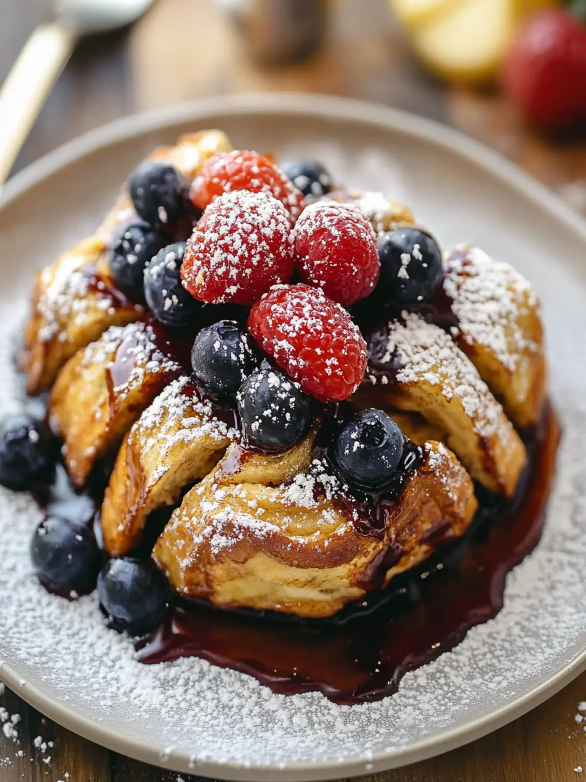 Delicious Hasselback French Toast with Blueberries to Impress 4 Hasselback French Toast