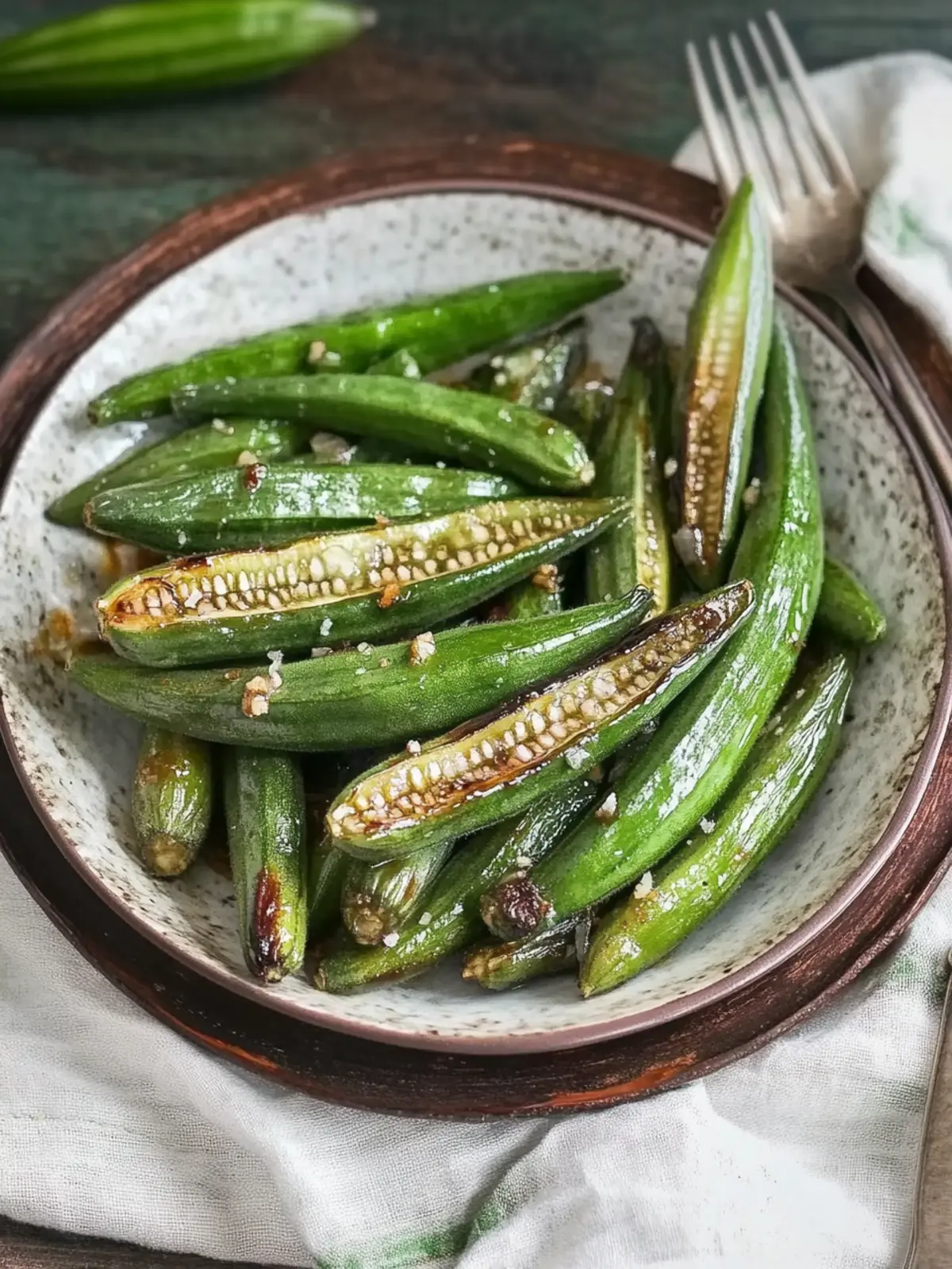 Flavor-Packed Roasted Cajun Okra: A Crunchy Delight 4 Roasted Cajun Okra