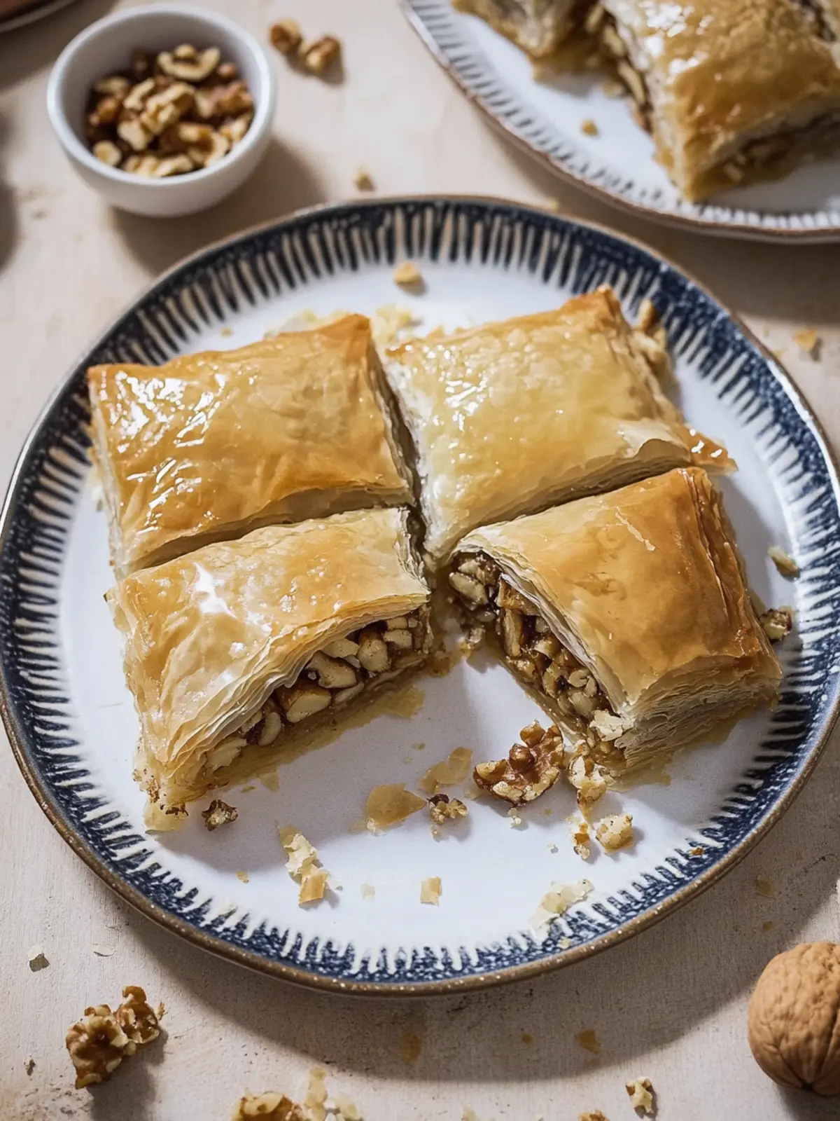 Irresistible Baklava with Walnut Filling Made Easy at Home 2 Baklava with walnut filling