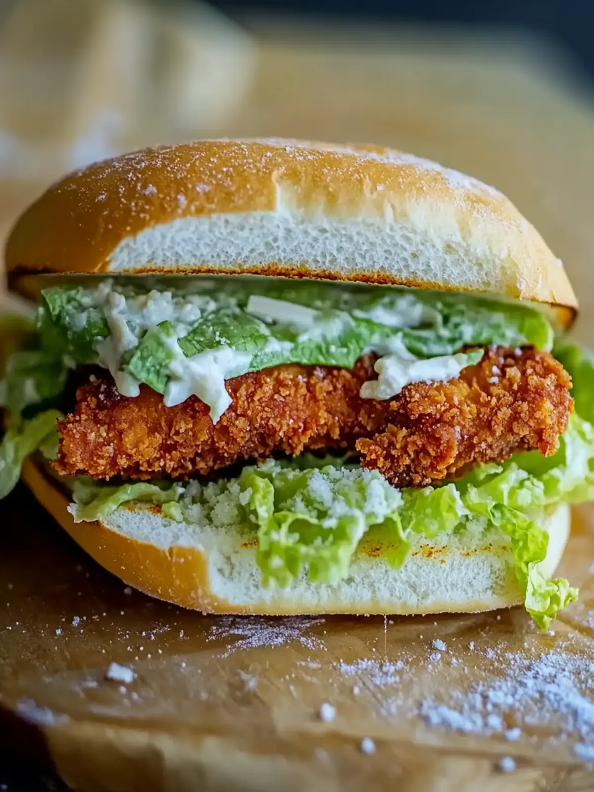 Crispy Chicken Caesar Sandwich: Your New Weeknight Winner 3 Crispy Chicken Caesar Sandwich