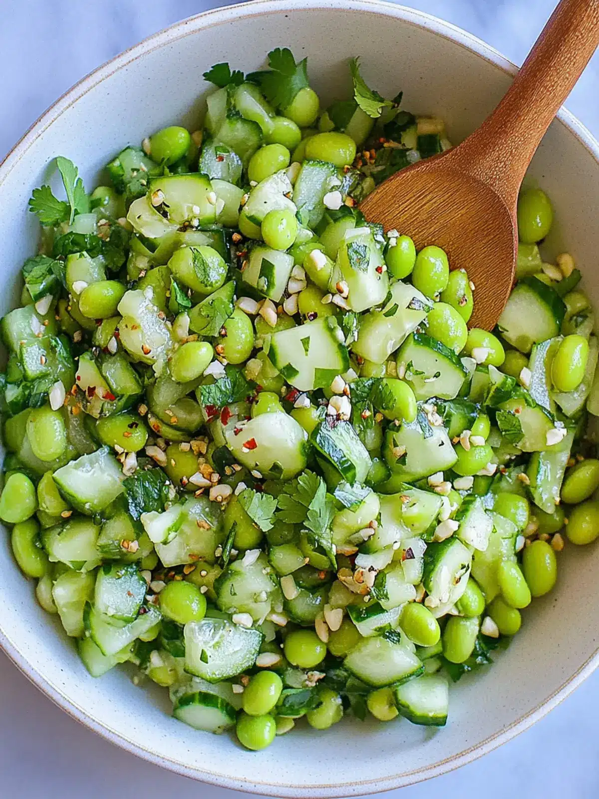 Cucumber Edamame Salad: A Crisp Delight in 15 Minutes 4 Cucumber Edamame Salad