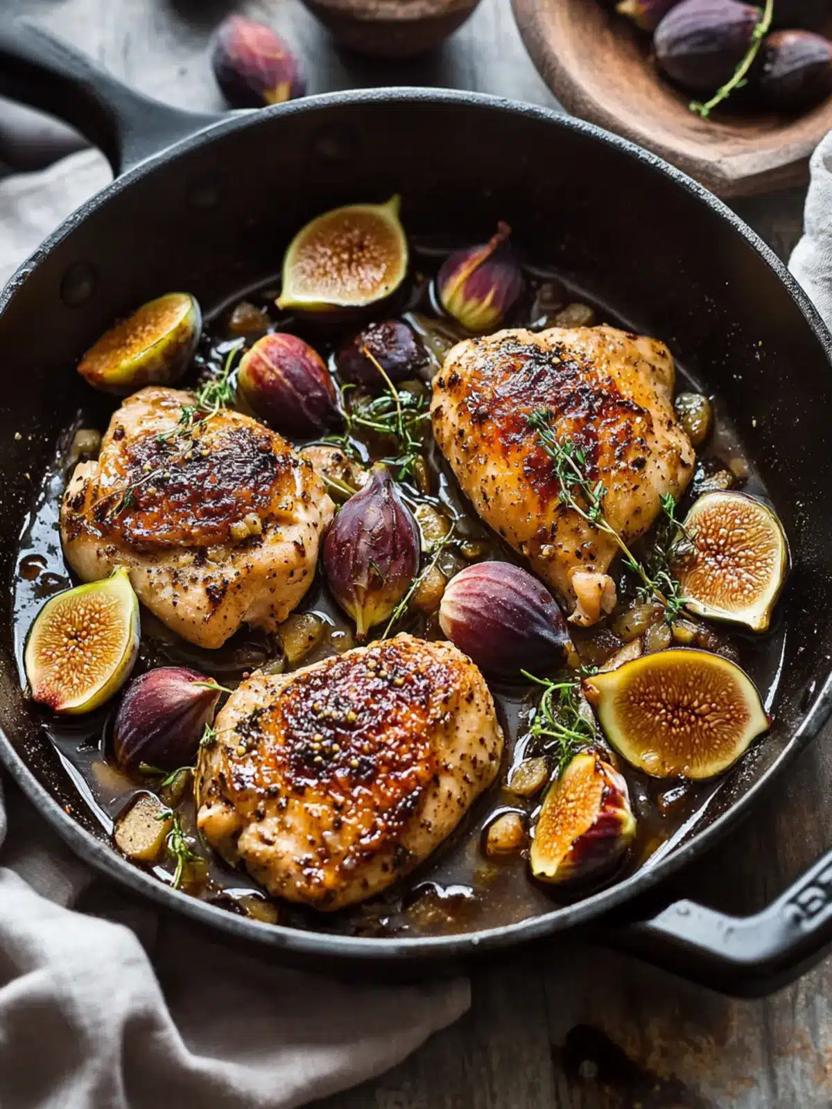 Discover Skillet Balsamic Chicken With California Figs Today 2 Skillet Balsamic Chicken With California Figs
