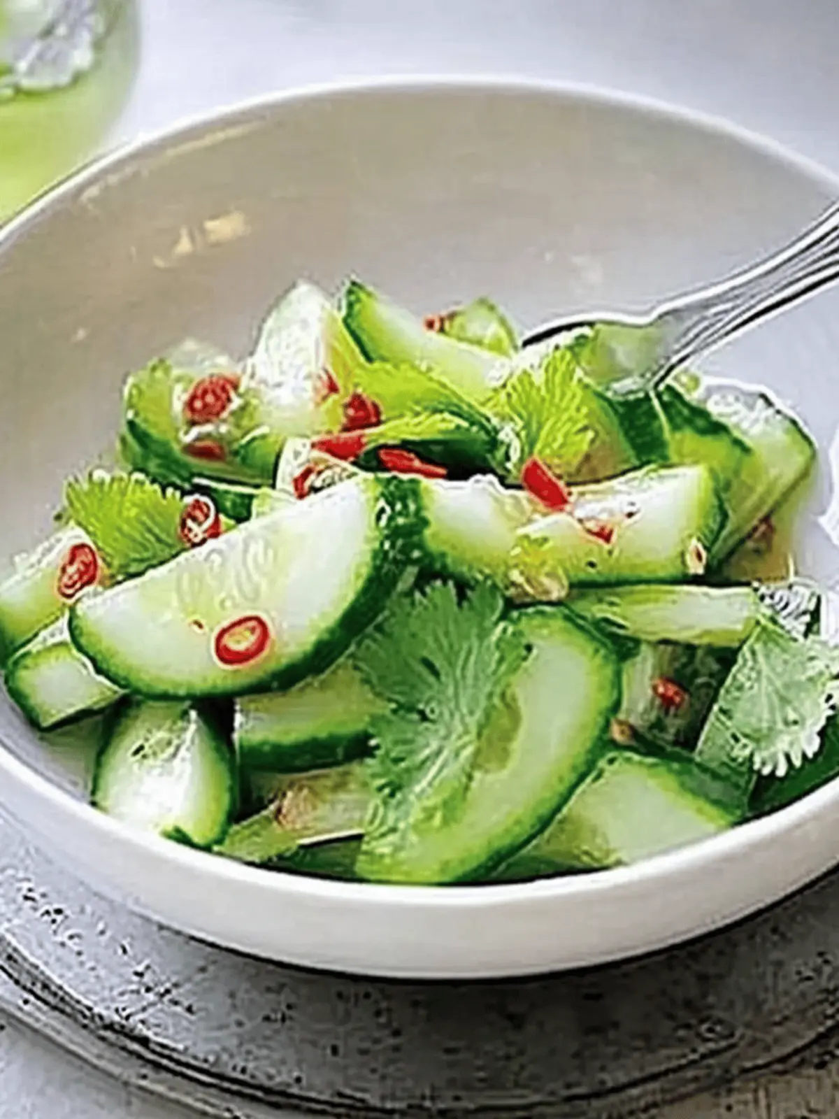 Zesty Spicy Cucumber Salad for Your Next BBQ Bash 2 Spicy cucumber salad