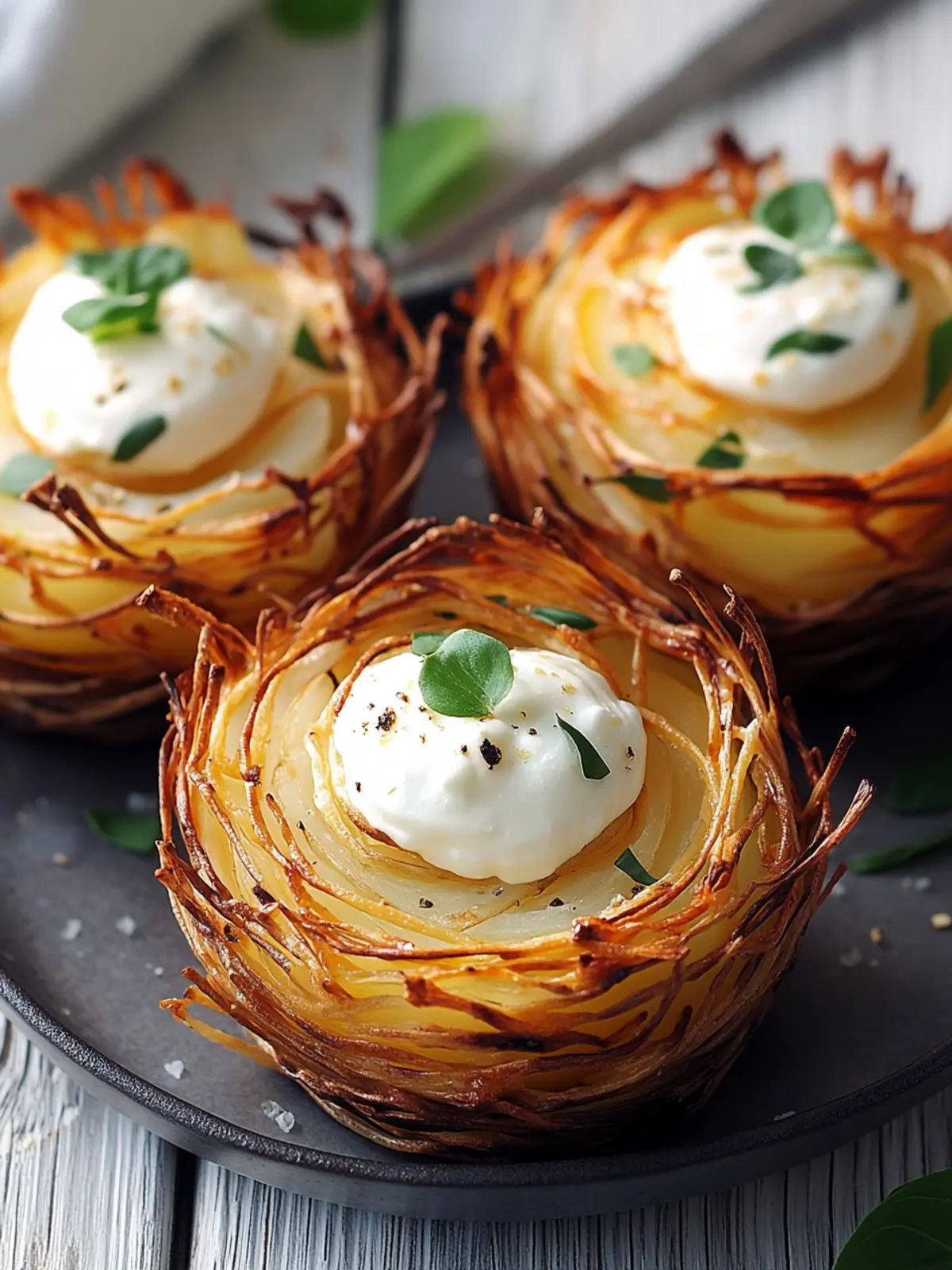 Crispy Edible Potato Nests: Fun, Flavorful, and Gluten-Free 3 Edible Potato Nests