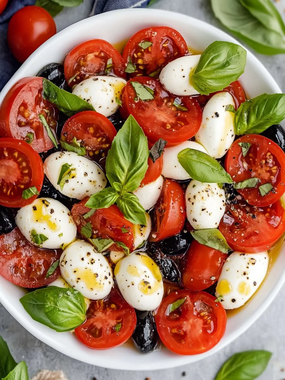 Red, White & Blue Caprese Salad for Patriotic Summer Bliss 3 Red, White & Blue Caprese Salad