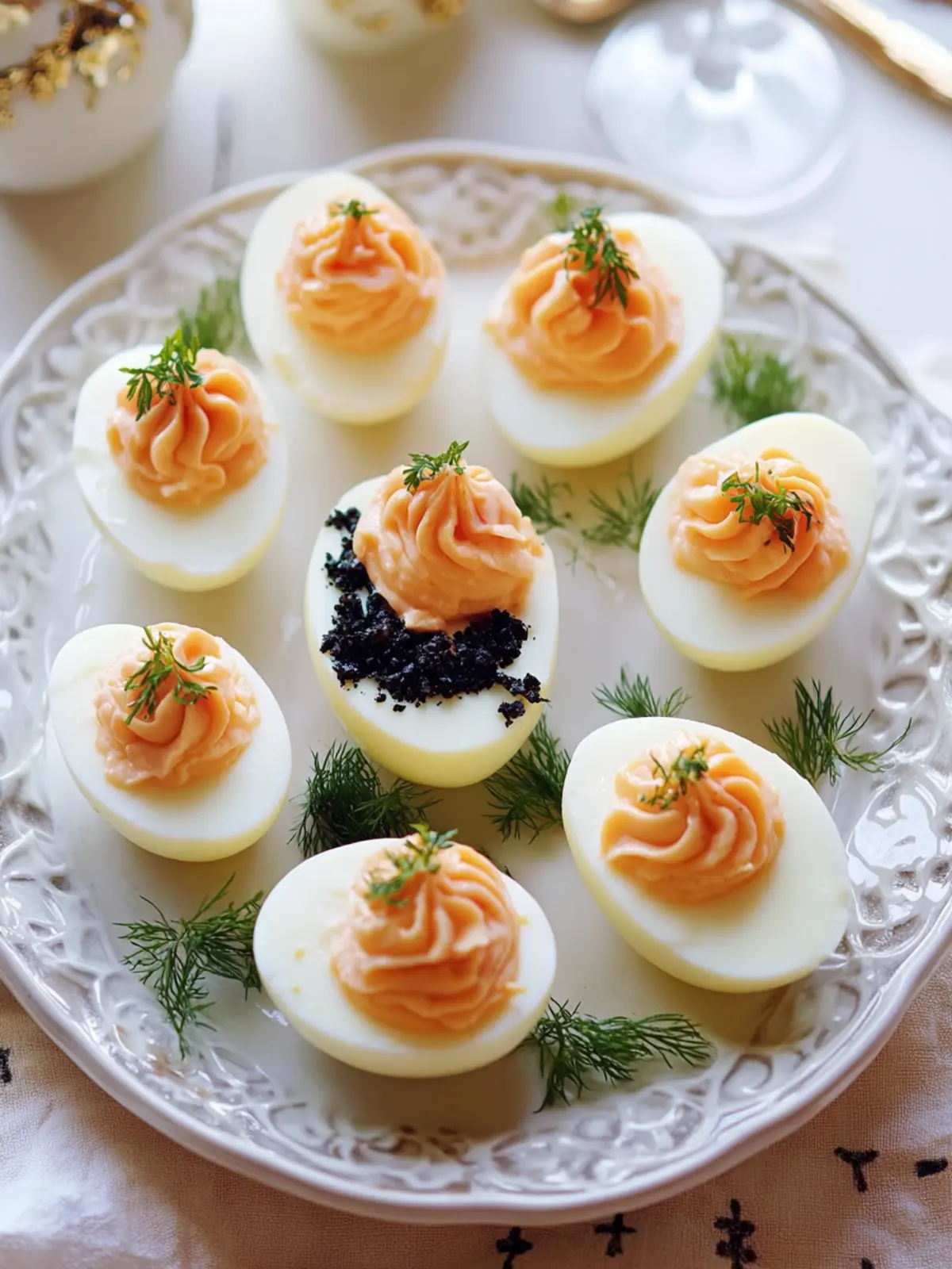 Eggs Royale Devilled Eggs: A Luxurious Twist on Tradition 4 Eggs Royale Devilled Eggs