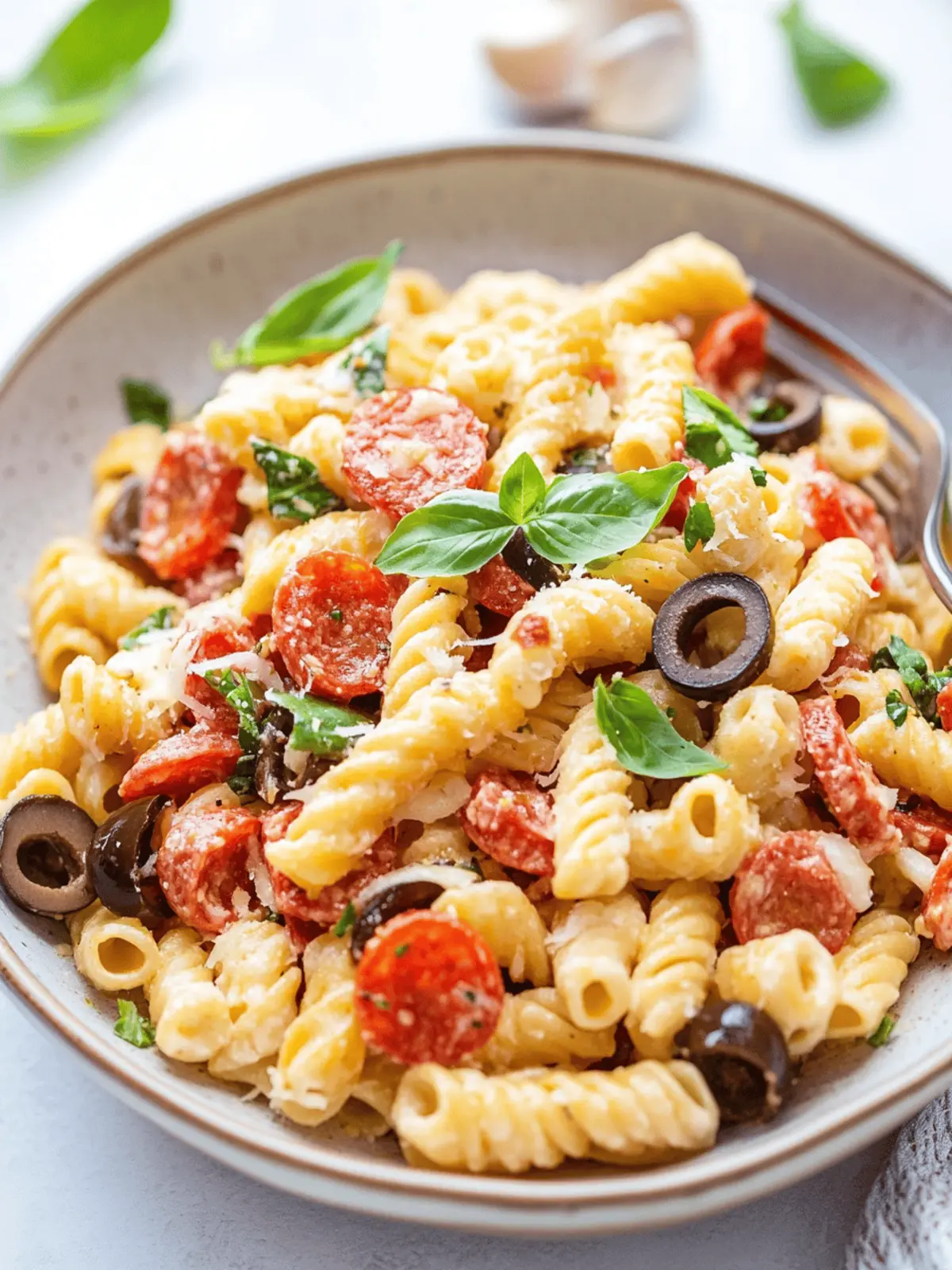 Delicious Pizza Pasta Salad: Your New Favorite Quick Meal 3 Pizza Pasta Salad