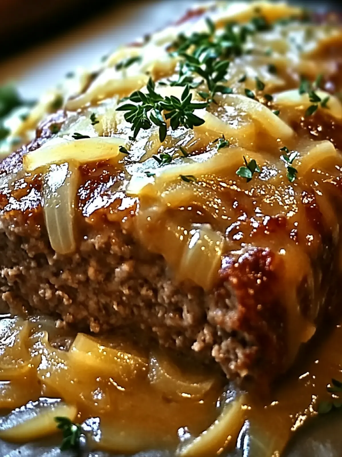 Savory French Onion Meatloaf: Comfort Food Reinvented 3 French Onion Meatloaf