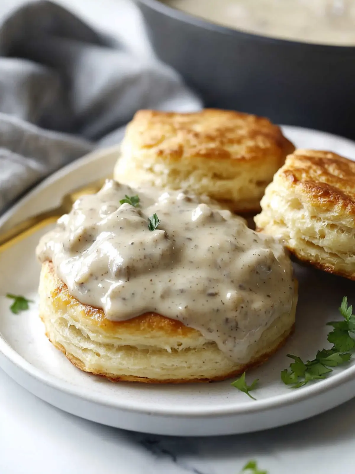 Southern Biscuits and Gravy: Your Cozy Breakfast Delight 3 Southern Biscuits and Gravy