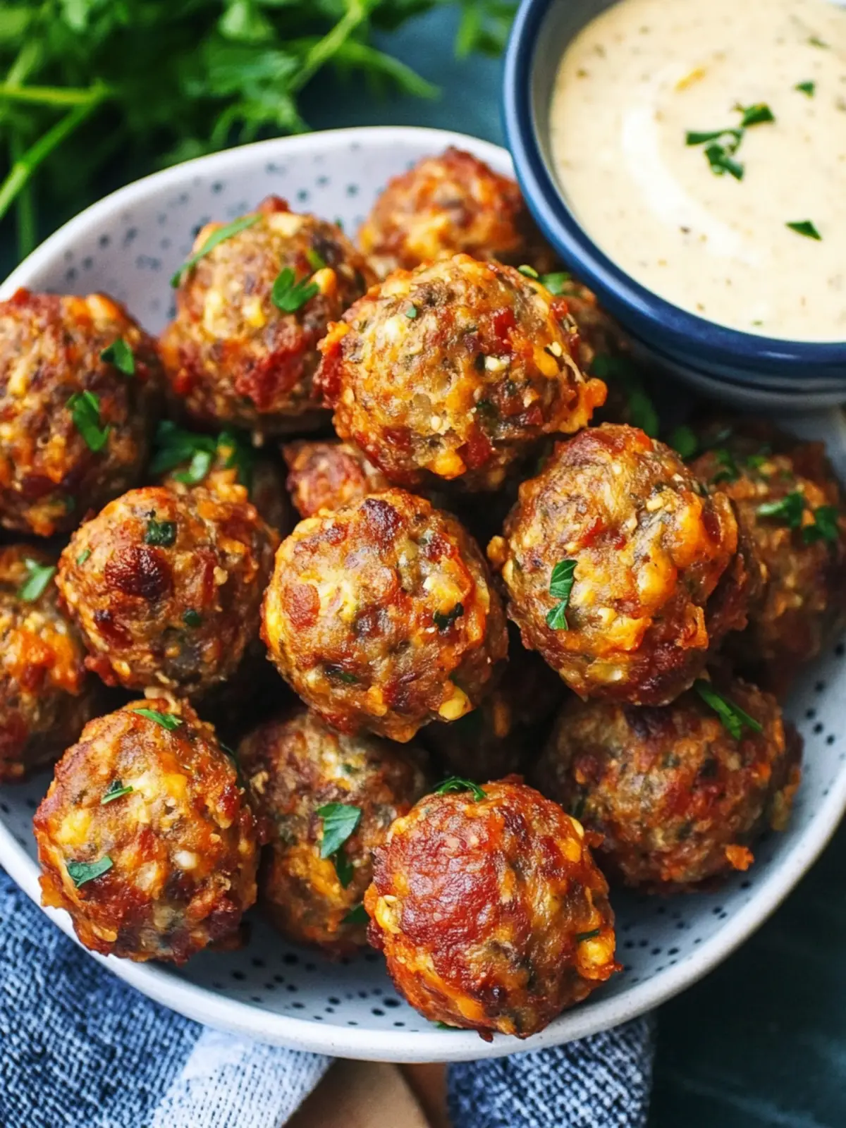 Savory Creole Sausage Balls for Your Ultimate Game Day Feast 4 Creole Sausage Balls