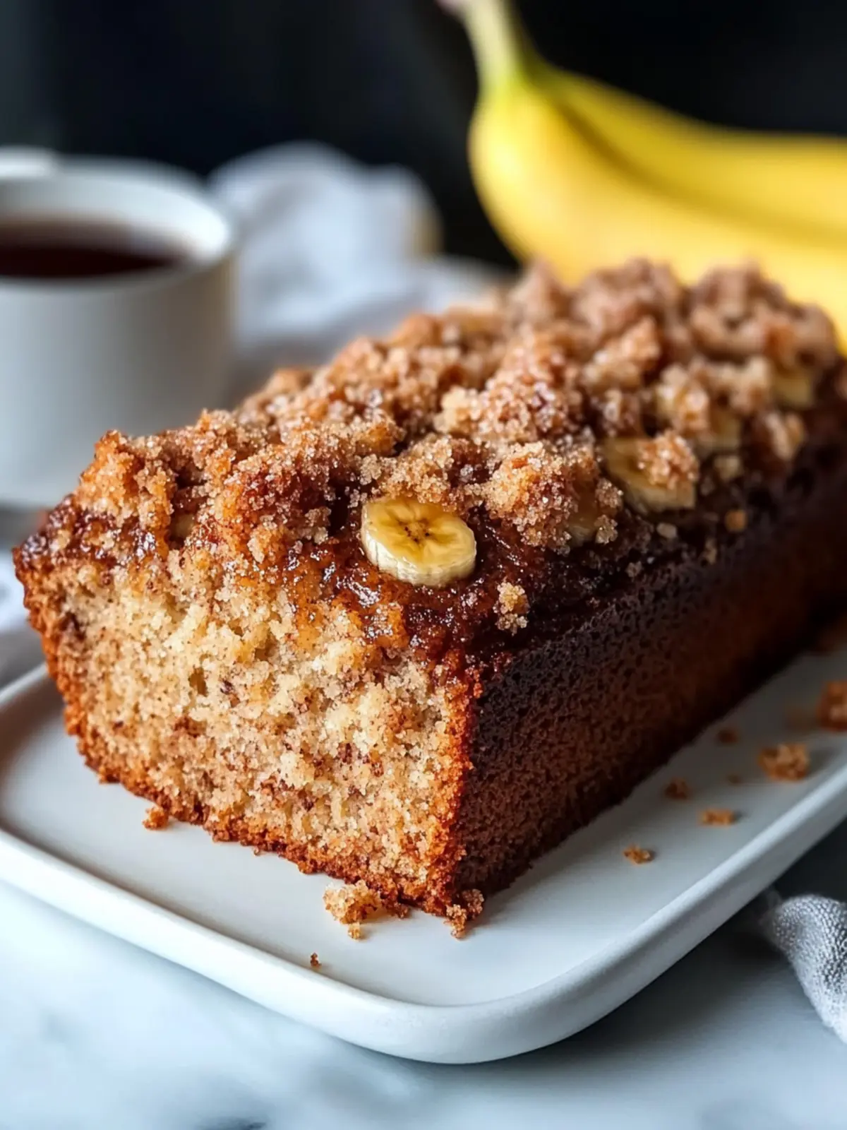 Banana Bread with Crunchy Streusel Topping You ll Love 4 Banana Bread with Crunchy Streusel Topping