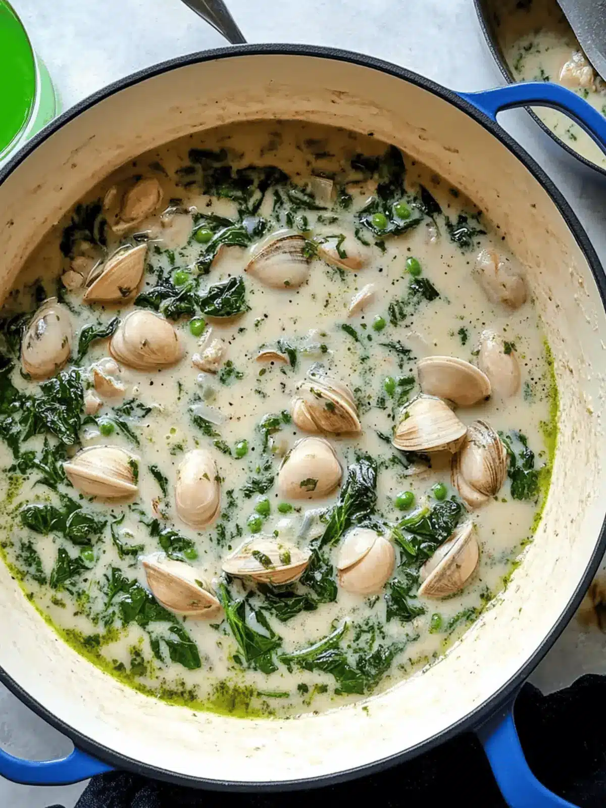 Creamy Clams, Beans, and Greens: Your Go-To One-Pot Wonder 2 Clams, Beans, Greens and Cream(s)