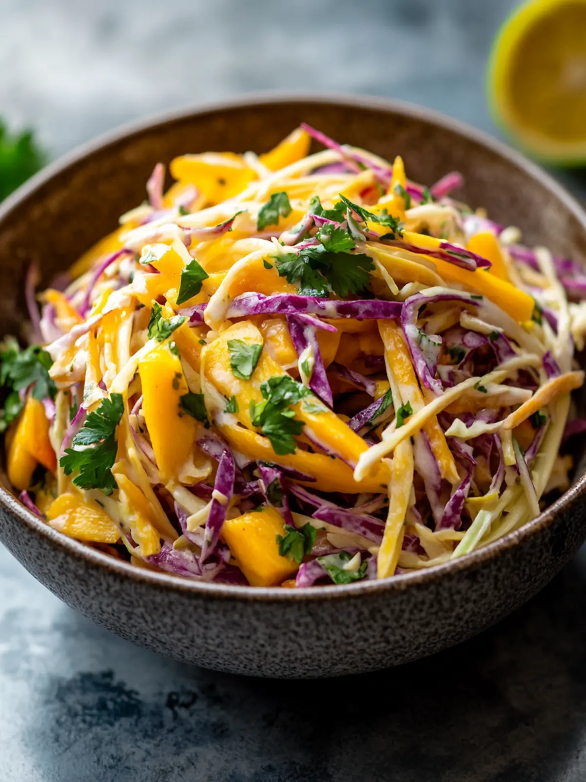 Bright & Crunchy Easy Mango Slaw for a Refreshing Twist 3 Easy Mango Slaw