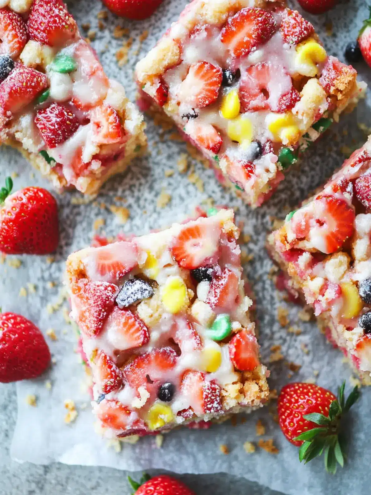 Sweet Strawberry Ooey Gooey Bars for Happy Family Moments 4 Strawberry Ooey Gooey Bars