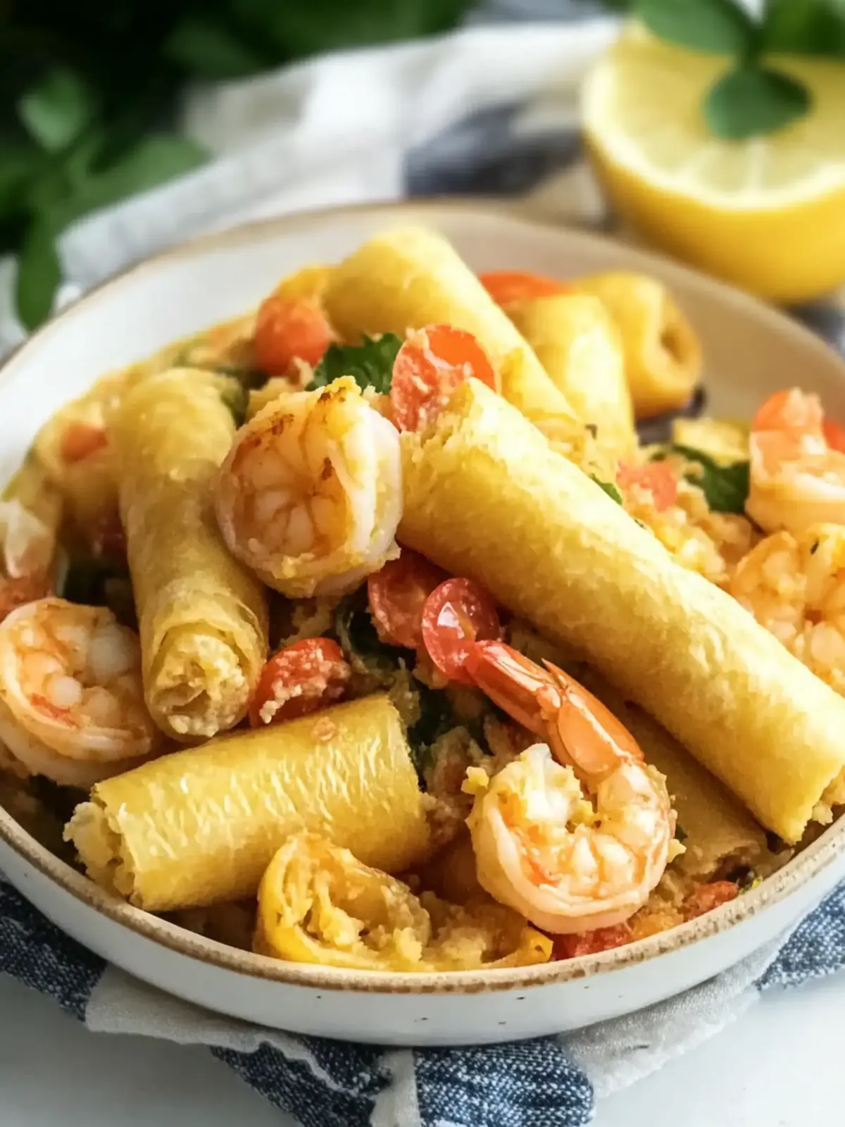 Mouthwatering Moroccan Shrimp Briouat Recipe in 20 Minutes 4 Moroccan Shrimp Briouat