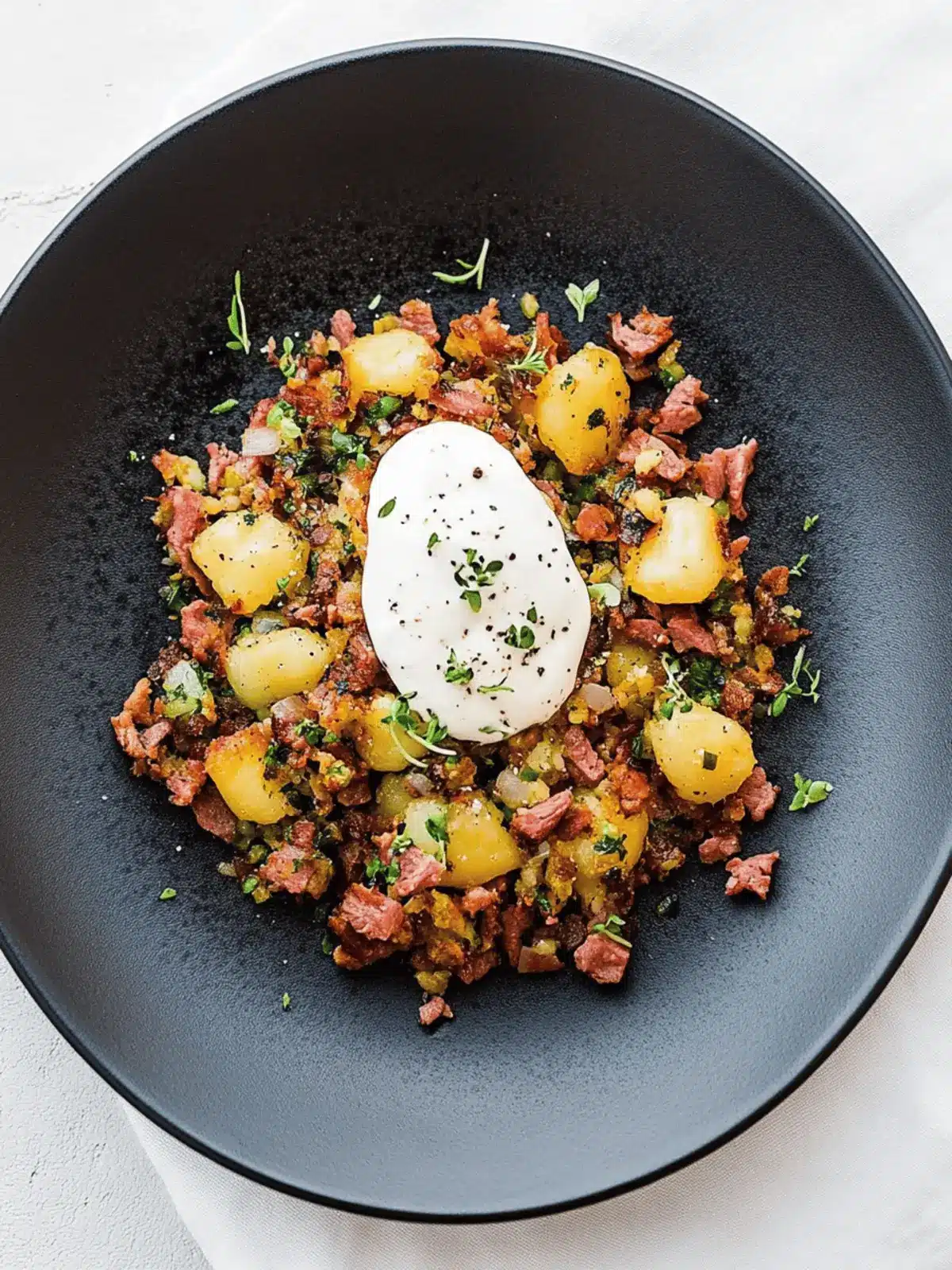 Hearty Corned Beef Hash Recipe with Perfectly Cooked Eggs 4 Corned Beef Hash Recipe