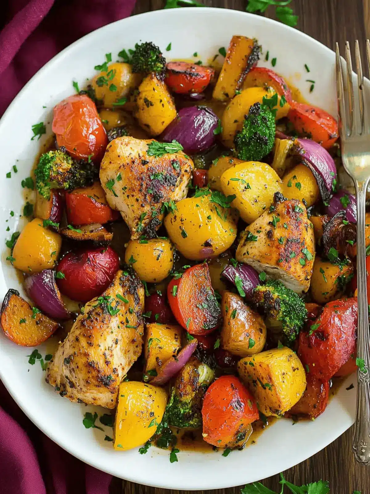Savory Balsamic Chicken and Veggie Sheet Pan Dinner Bliss 4 Balsamic Chicken and Veggie Sheet Pan Dinner