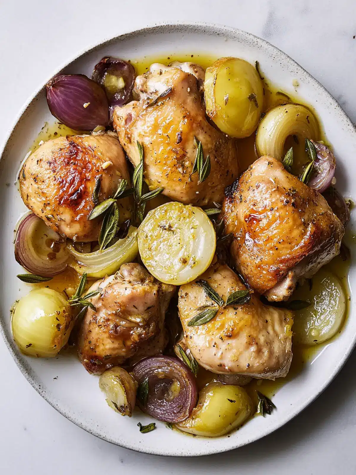 Olive OilConfit Chicken with Cipolline Onions Made Easy 3 Olive OilConfit Chicken With Cipolline Onions