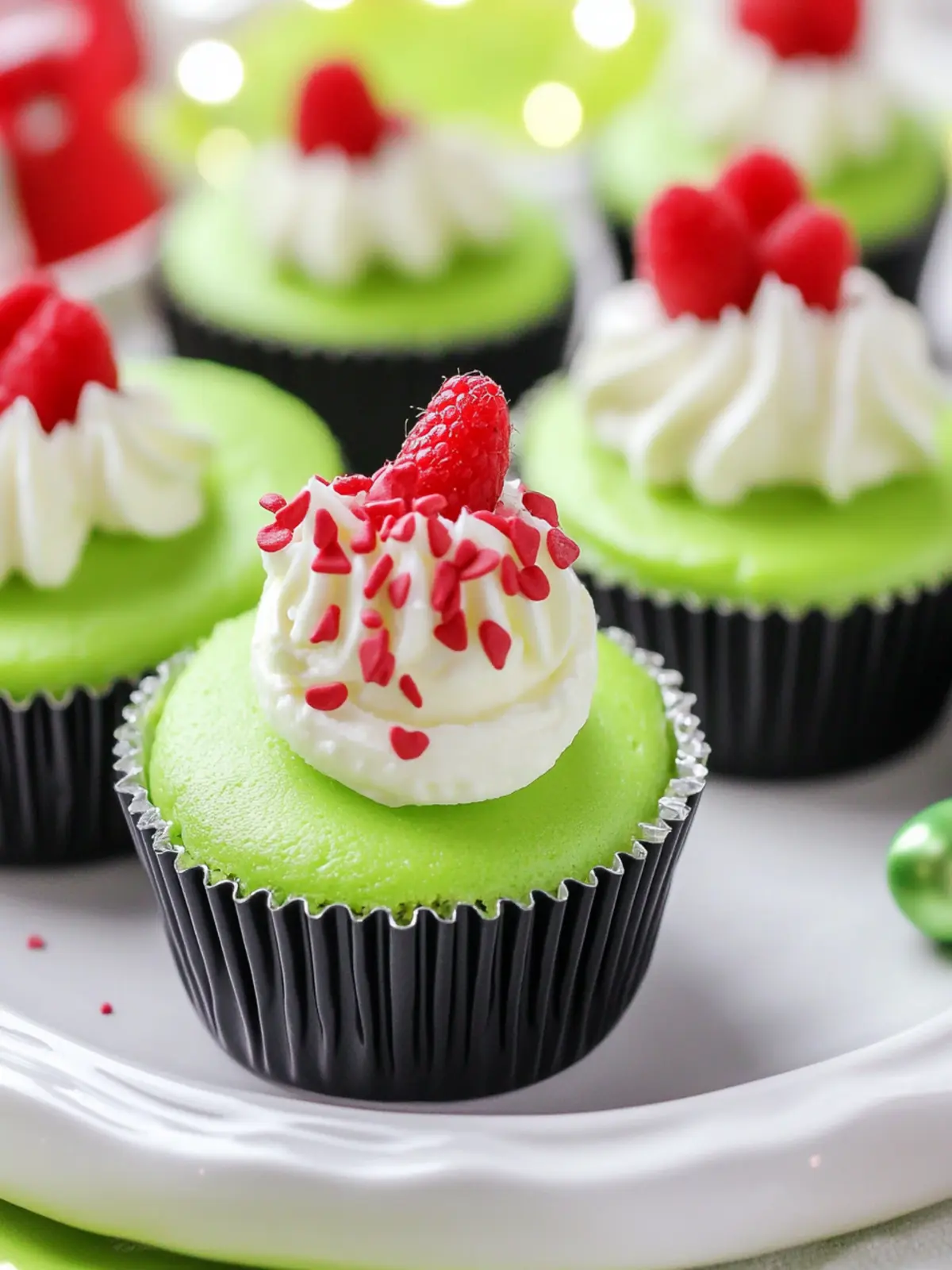 Festive Grinch Mini Cheesecakes for a Merry Holiday Treat 3 Grinch Mini Cheesecakes
