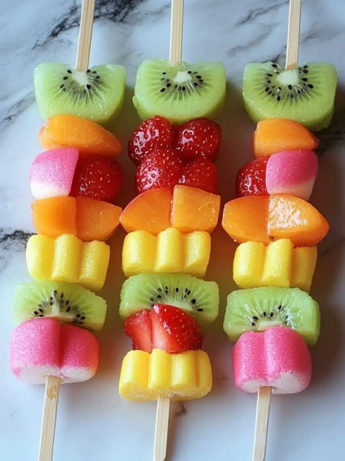 Colorful Peep Fruit Kabobs: Fun Easter Treats to Enjoy 3 Peep Fruit Kabobs