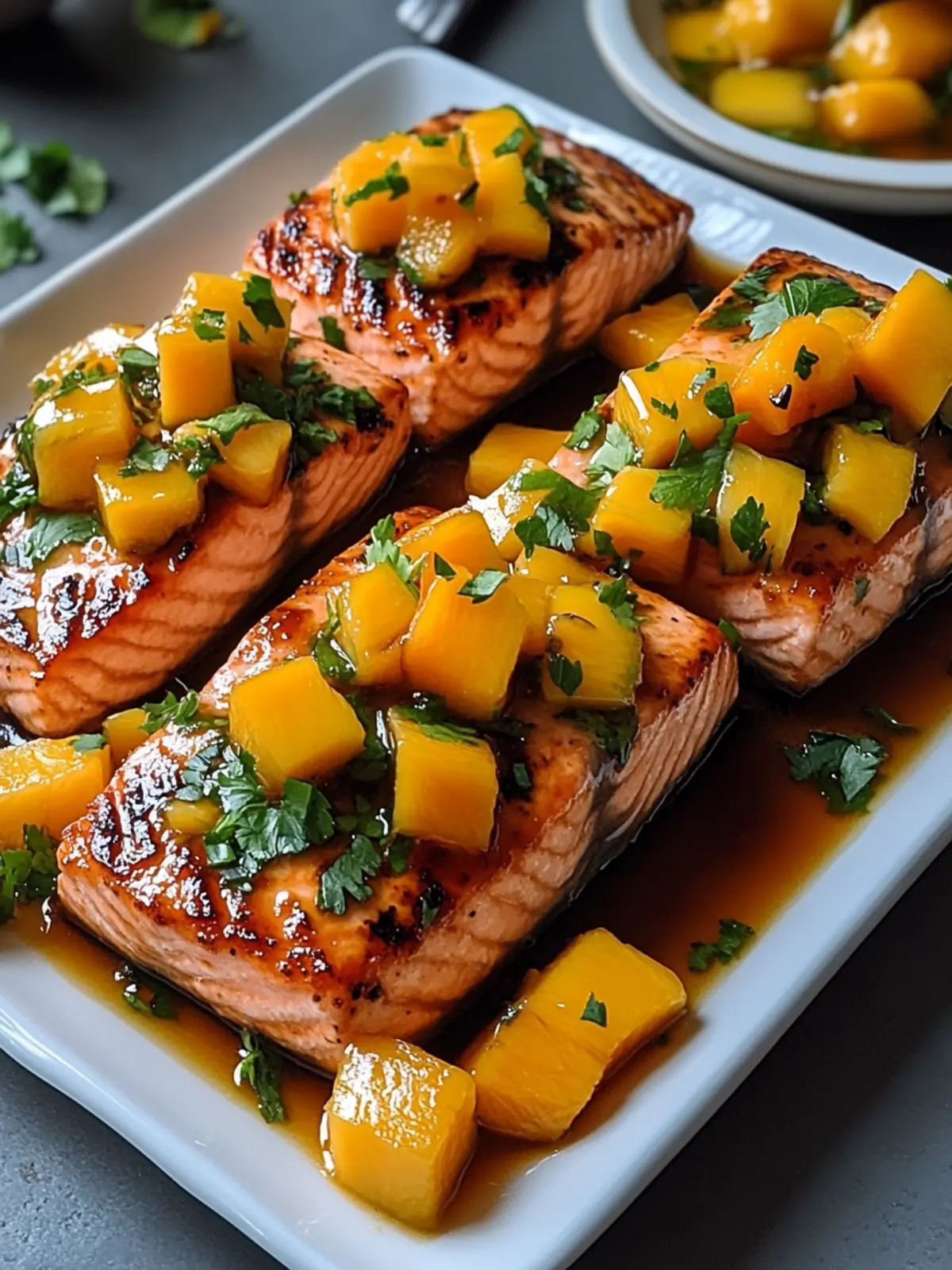 Mango Teriyaki Salmon: A Quick Tropical Twist for Dinner 4 Mango Teriyaki Salmon