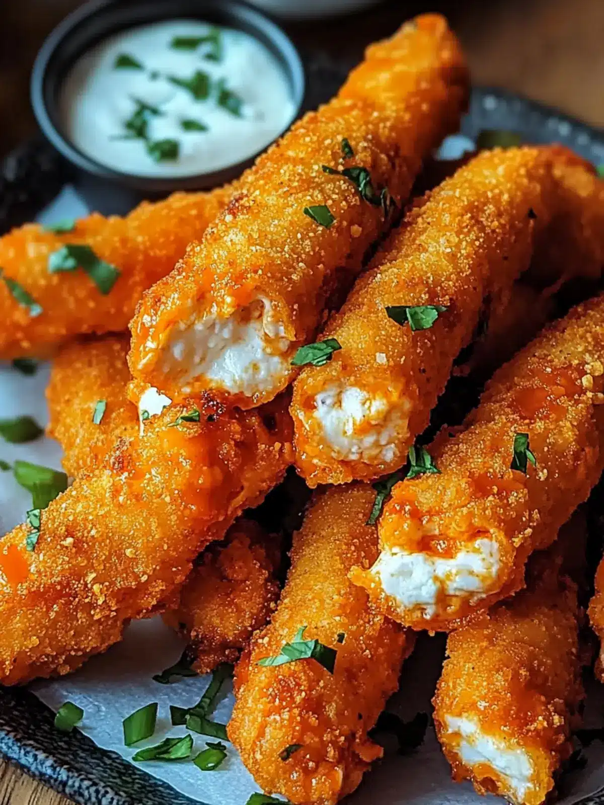 Buffalo Chicken Mozzarella Sticks: Your New Game Day Favorite 2 Buffalo Chicken Mozzarella Sticks