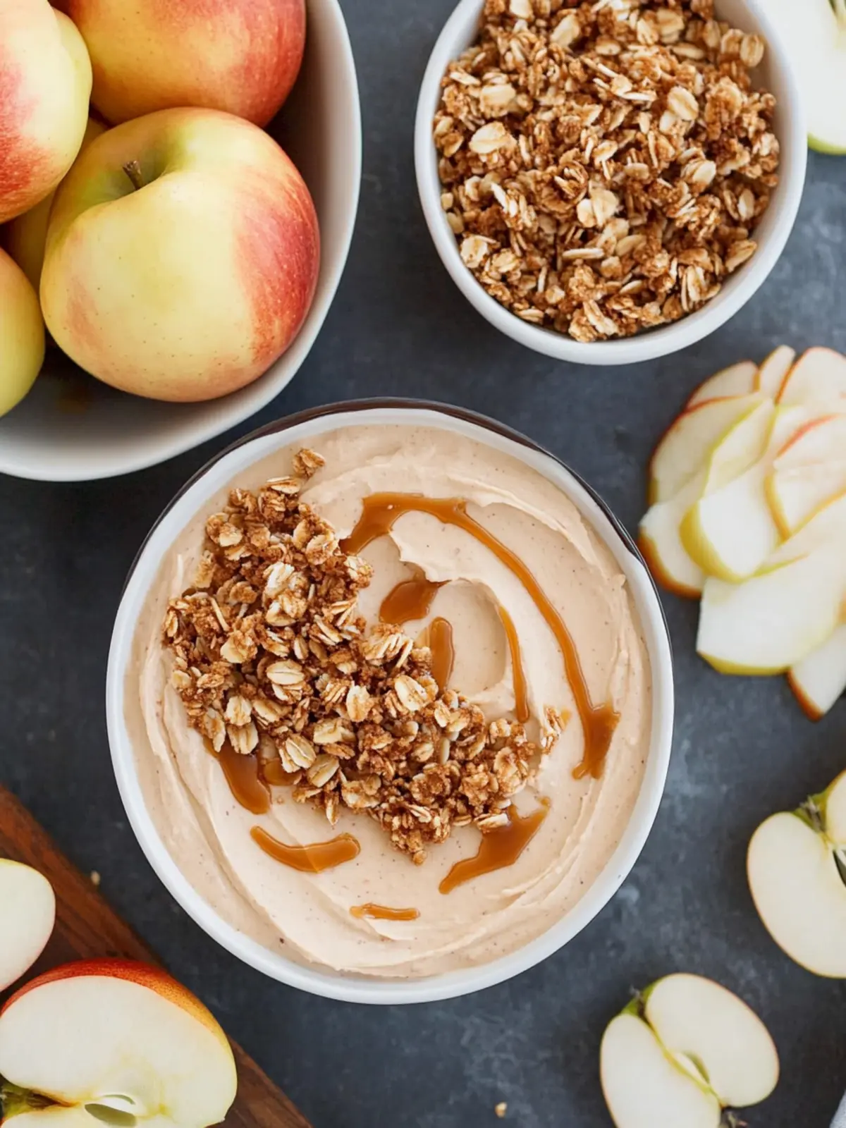 Irresistible Sweet Caramel Apple Dip with Crunchy Toppings 3 Sweet Caramel Apple Dip with Crunchy Toppings