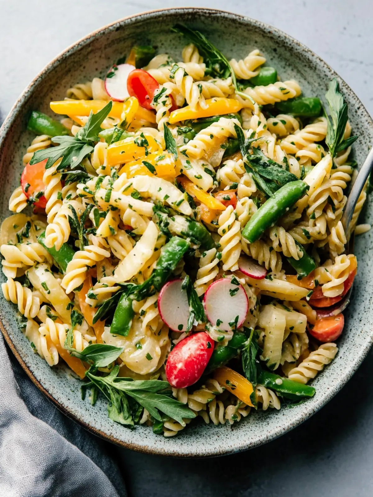 Lemony Spring Pasta Salad with Vegetables & Herbs Made Easy 3 Lemony Spring Pasta Salad with Vegetables & Herbs