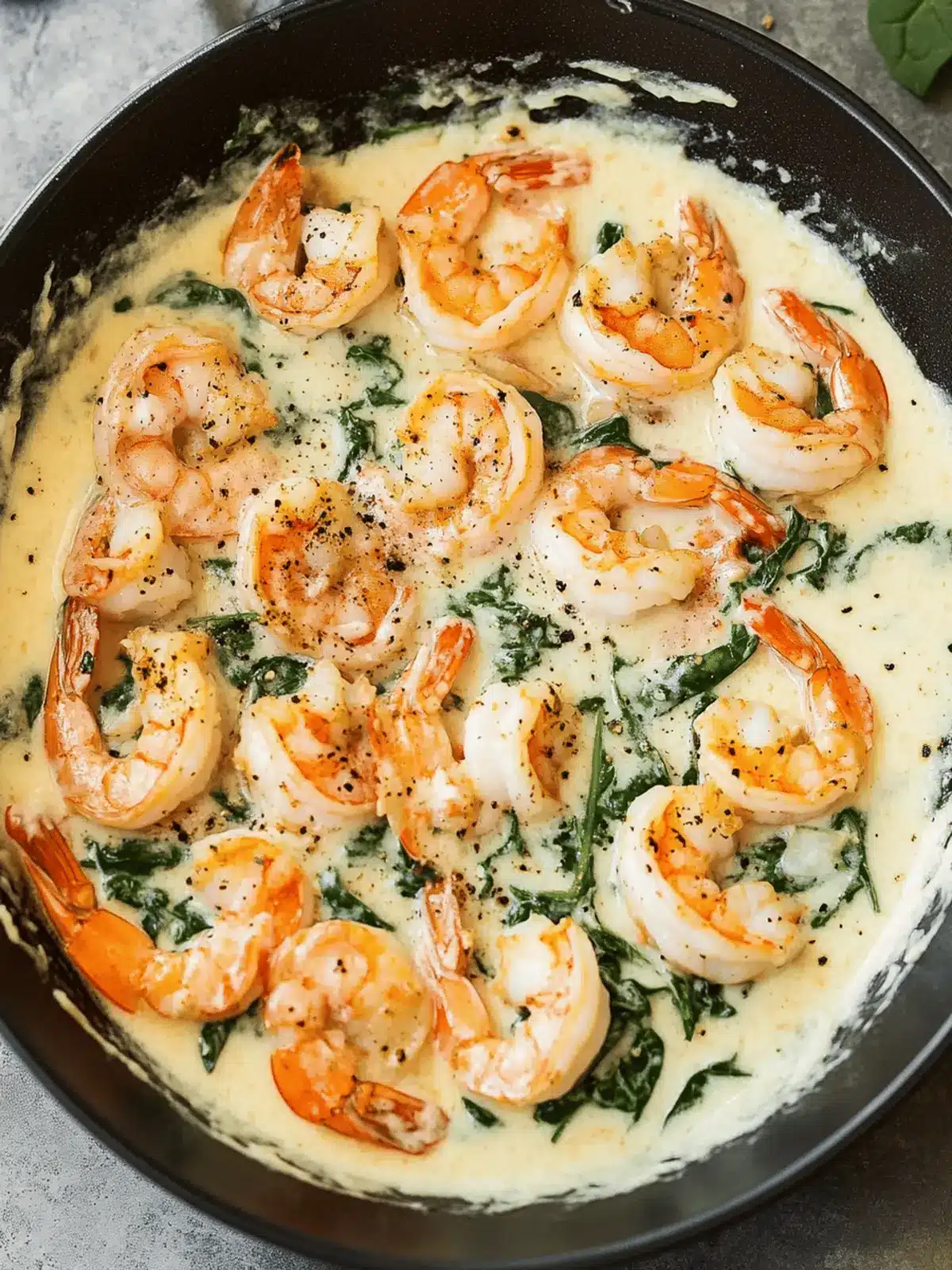 Creamy Parmesan and Spinach Shrimp for Quick Weeknight Bliss 4 Creamy Parmesan and Spinach Shrimp
