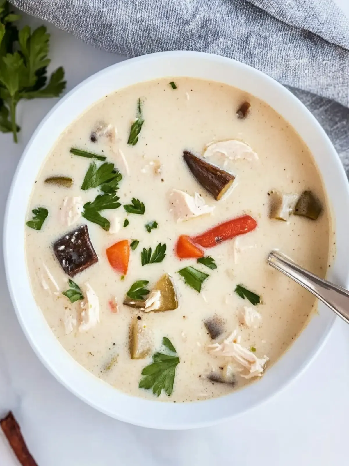 Creamy Chicken Veggie Soup for Cozy Nights In 4 Creamy Chicken Veggie Soup