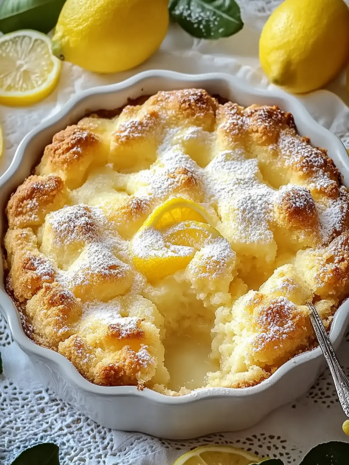 Delightful Magic Lemon Cobbler for Sunshine-Filled Days 3 Magic Lemon Cobbler