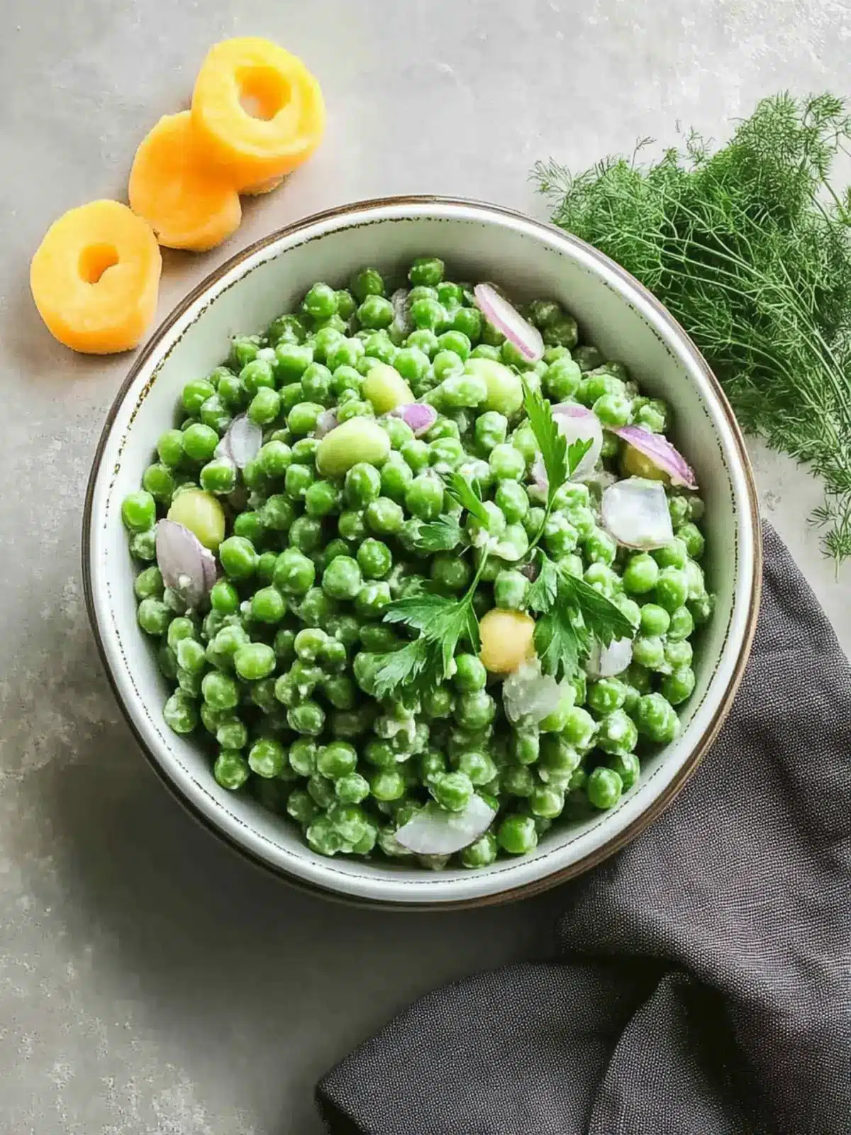Refreshing Old Fashioned Pea Salad for Your Summer BBQs 3 Old Fashioned Pea Salad