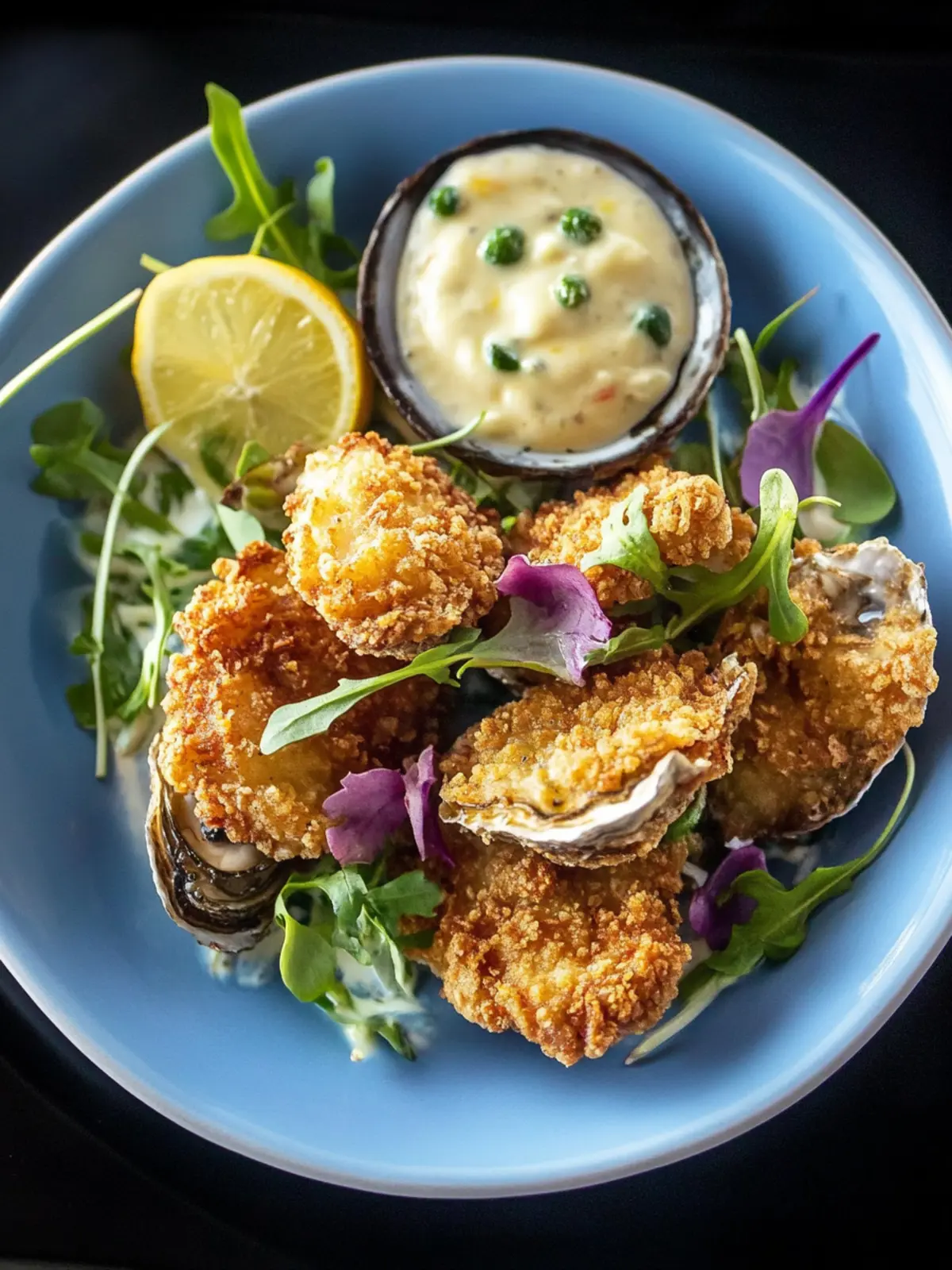 Crispy Fried Oysters With Lemon Caper Aioli You ll Love 4 Crispy Fried Oysters With Lemon Caper Aioli