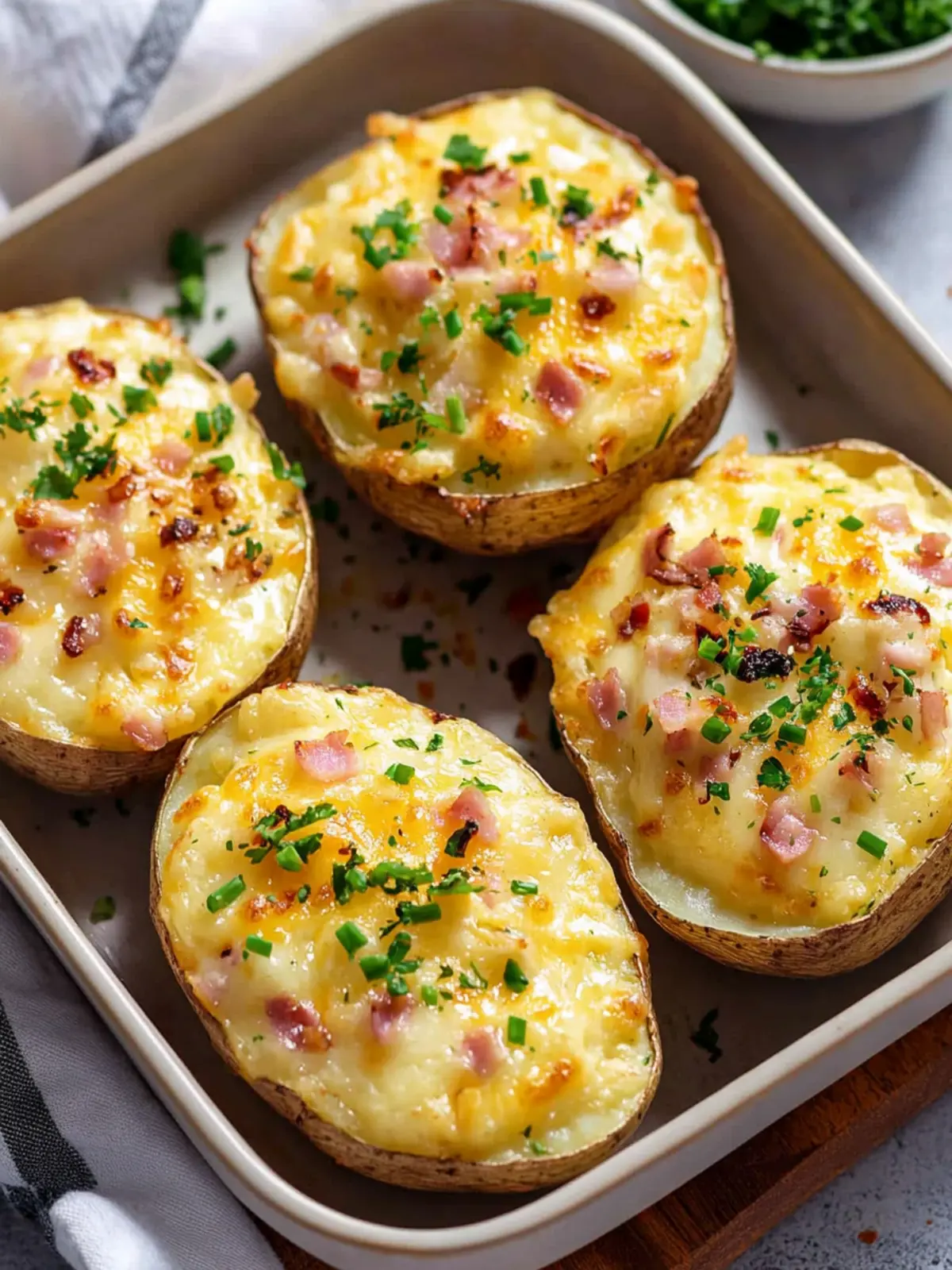 Cheesy Loaded Twice Baked Potatoes for Ultimate Comfort Food 3 Cheesy Loaded Twice Baked Potatoes